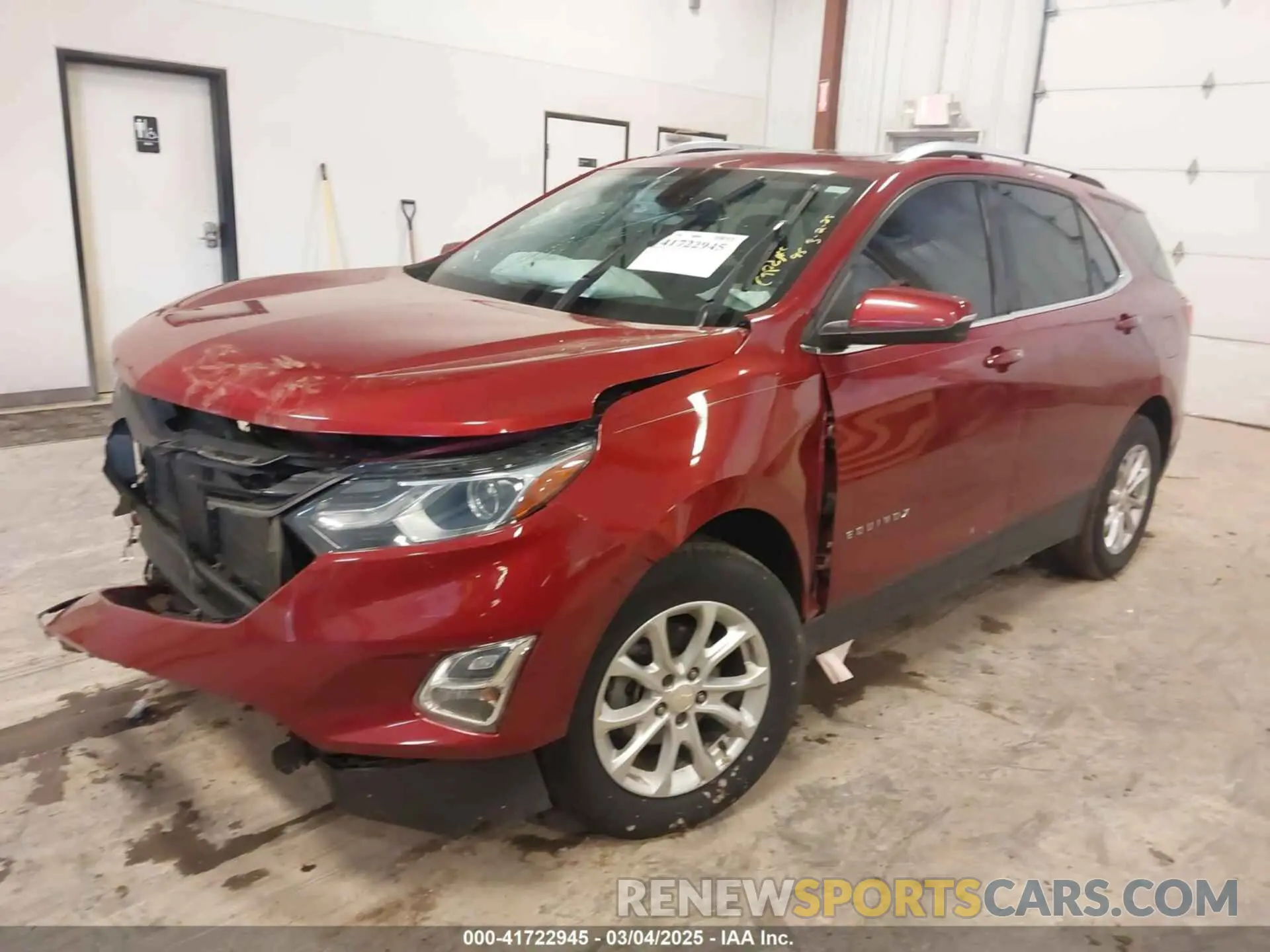 2 fotografías del automóvil dañado 2GNAXUEV2K6112697 CHEVROLET EQUINOX 2019
