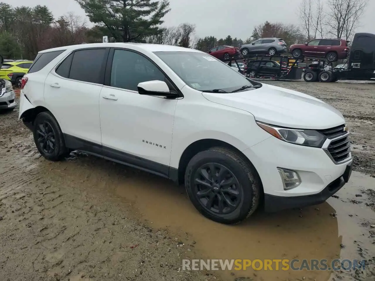 4 fotografías del automóvil dañado 2GNAXUEV2K6134554 CHEVROLET EQUINOX 2019