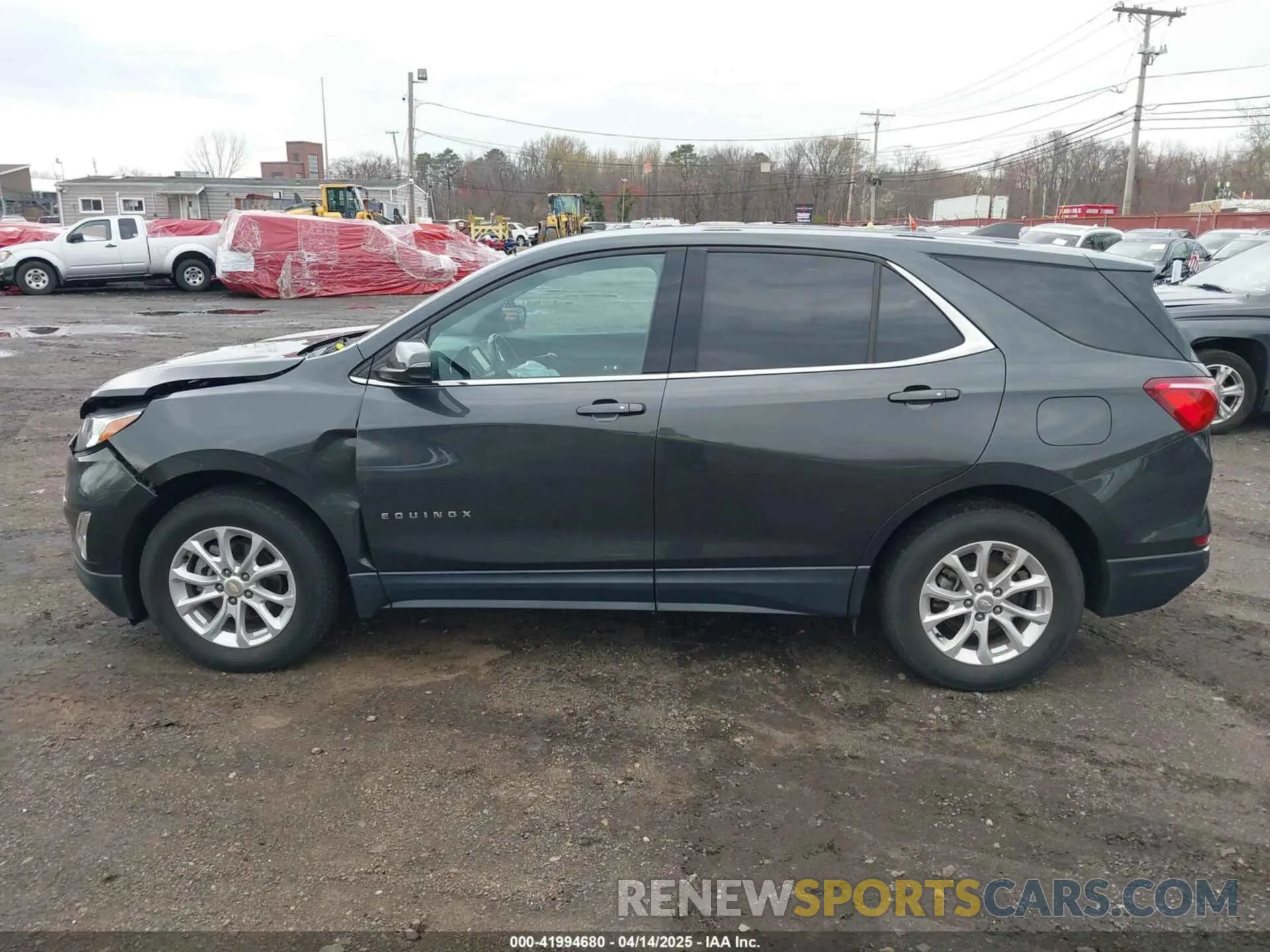 14 fotografías del automóvil dañado 2GNAXUEV2K6173922 CHEVROLET EQUINOX 2019