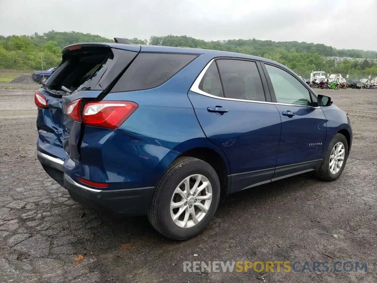 3 fotografías del automóvil dañado 2GNAXUEV2K6227025 CHEVROLET EQUINOX 2019