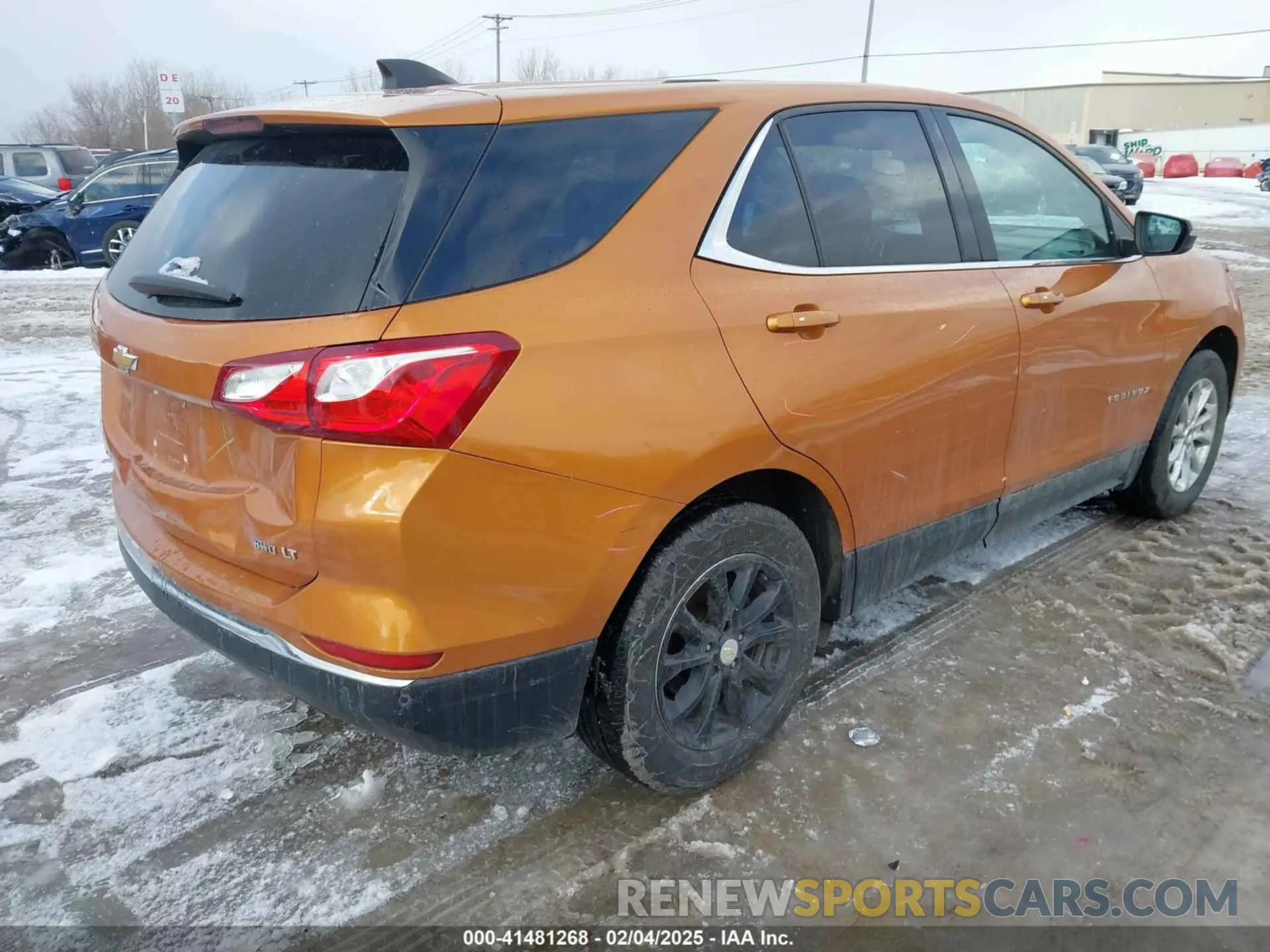 4 fotografías del automóvil dañado 2GNAXUEV3K6106004 CHEVROLET EQUINOX 2019