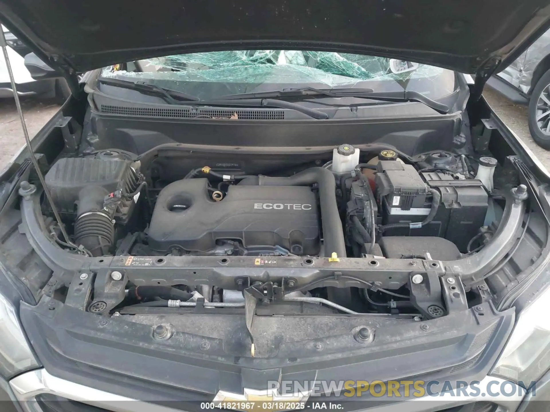 10 fotografías del automóvil dañado 2GNAXUEV3K6129735 CHEVROLET EQUINOX 2019