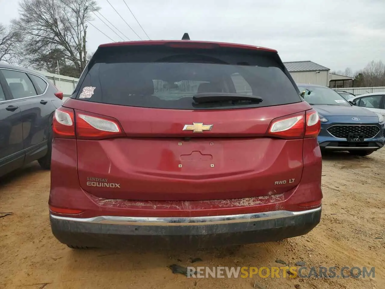 6 fotografías del automóvil dañado 2GNAXUEV4K6277182 CHEVROLET EQUINOX 2019