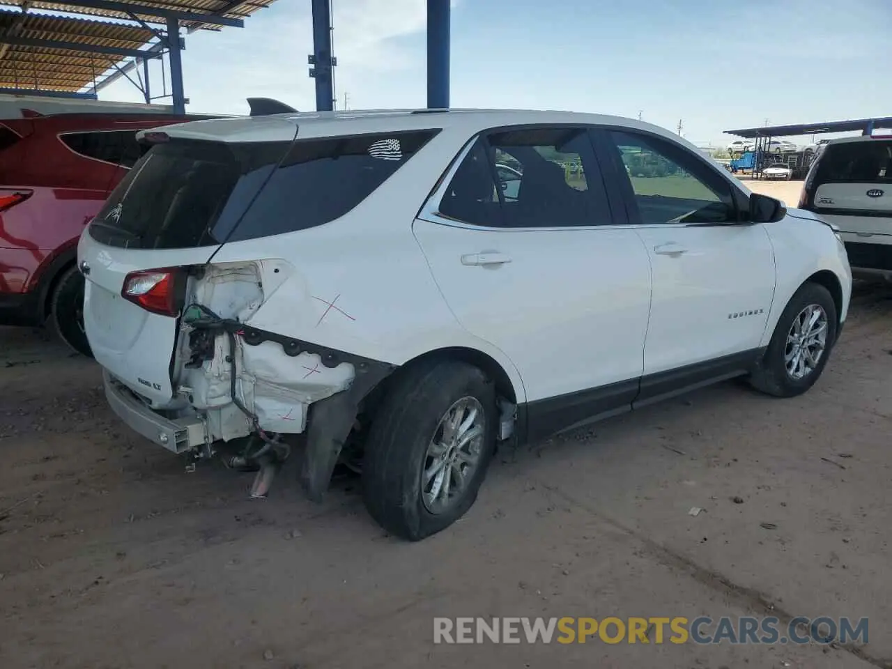 3 fotografías del automóvil dañado 2GNAXUEV5K6151462 CHEVROLET EQUINOX 2019
