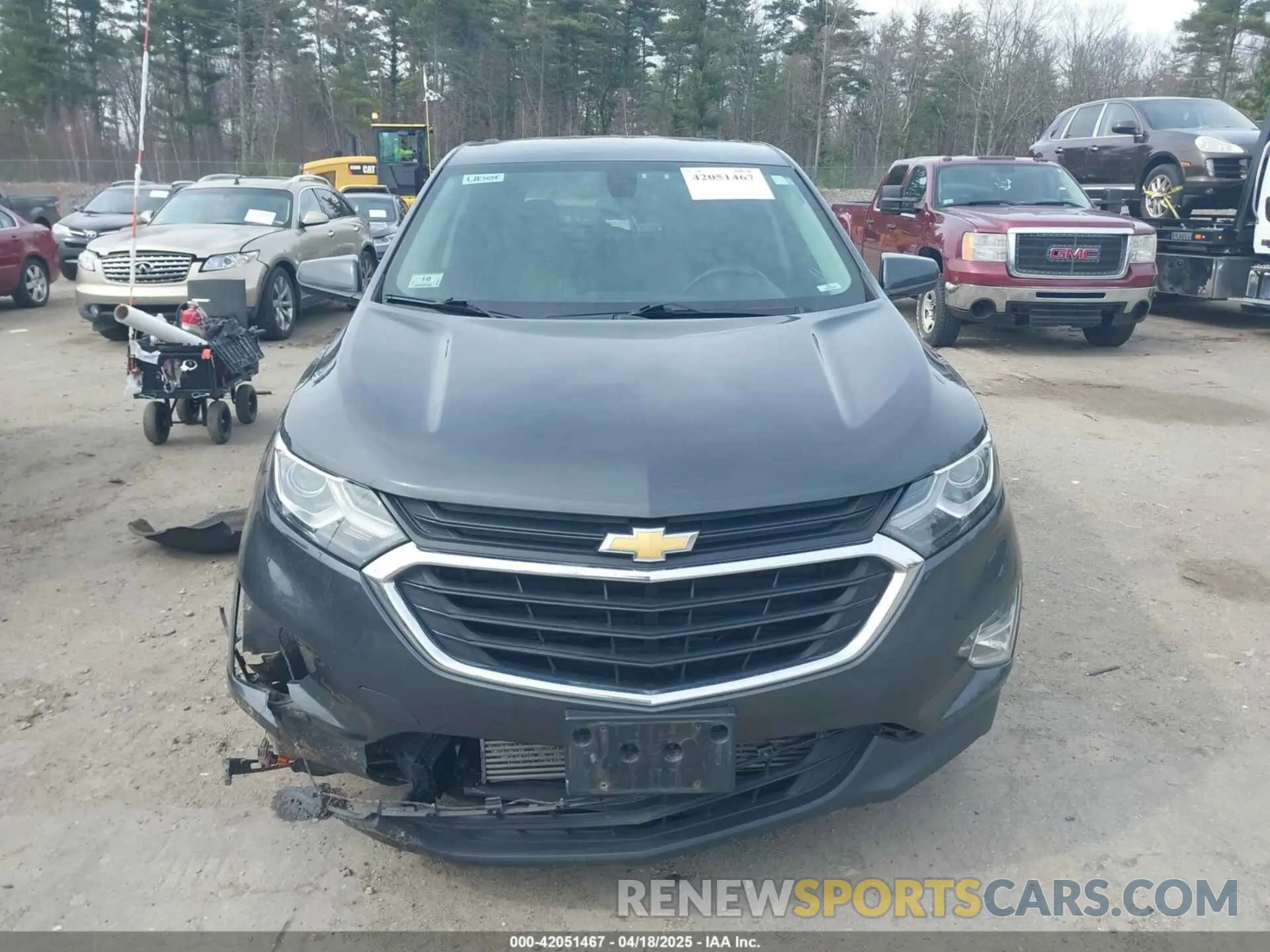 18 fotografías del automóvil dañado 2GNAXUEV5K6205312 CHEVROLET EQUINOX 2019