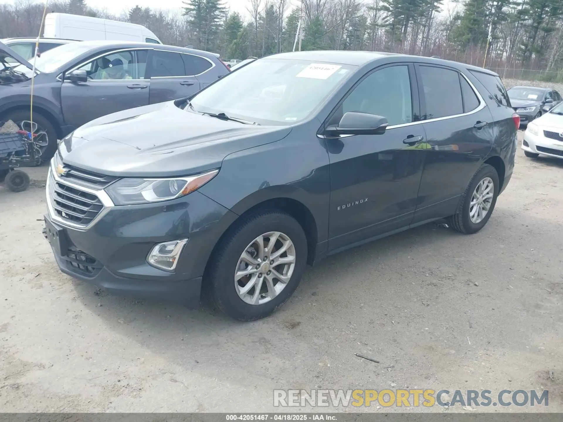 2 fotografías del automóvil dañado 2GNAXUEV5K6205312 CHEVROLET EQUINOX 2019