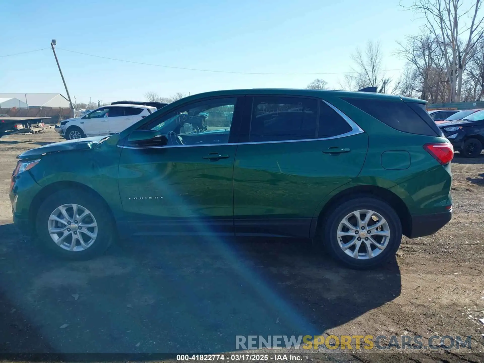 14 fotografías del automóvil dañado 2GNAXUEV5K6209540 CHEVROLET EQUINOX 2019