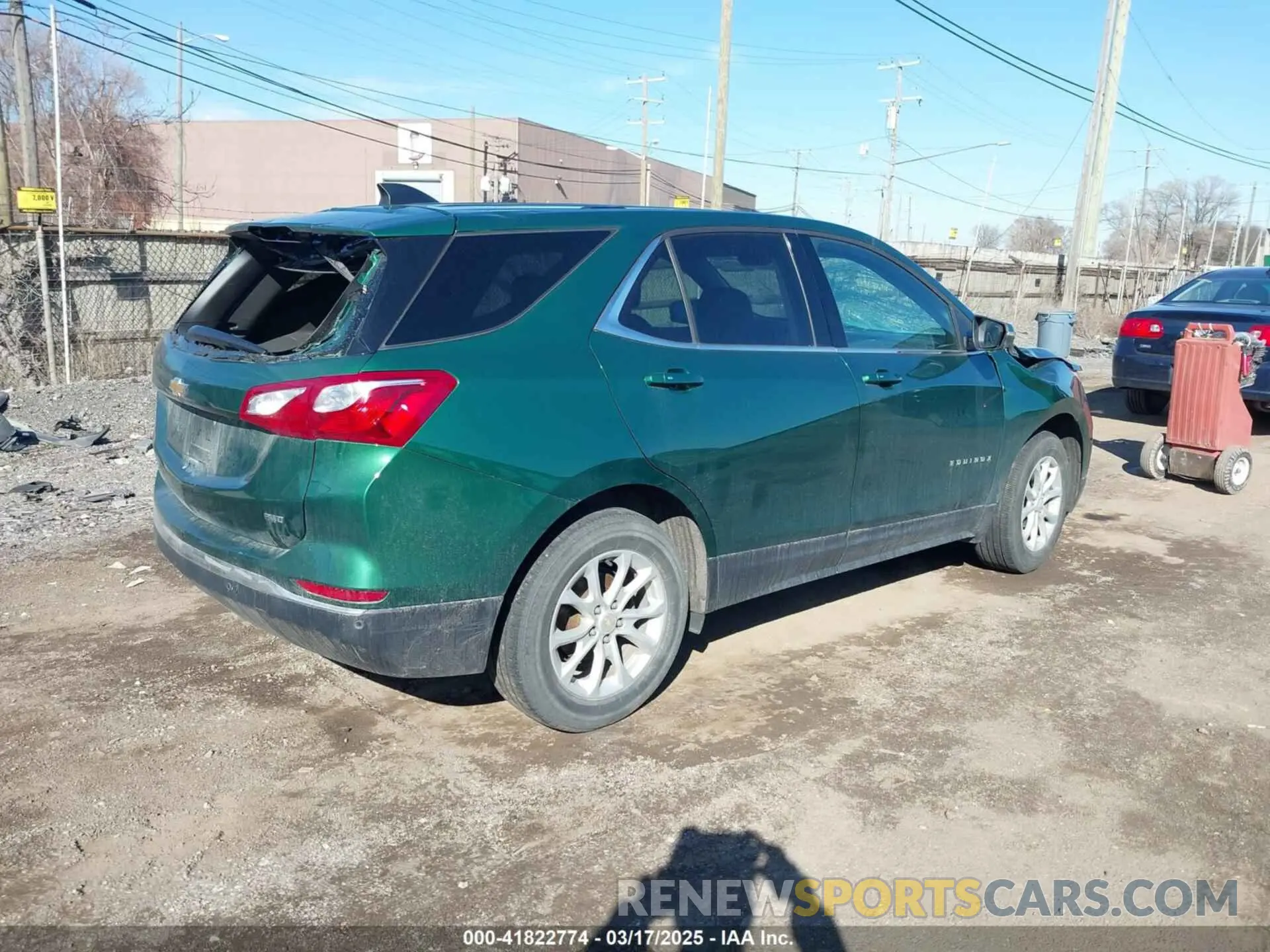 4 fotografías del automóvil dañado 2GNAXUEV5K6209540 CHEVROLET EQUINOX 2019