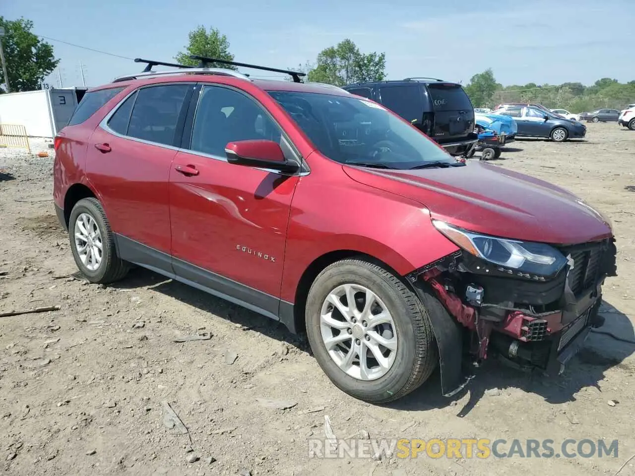 4 fotografías del automóvil dañado 2GNAXUEV5K6212373 CHEVROLET EQUINOX 2019