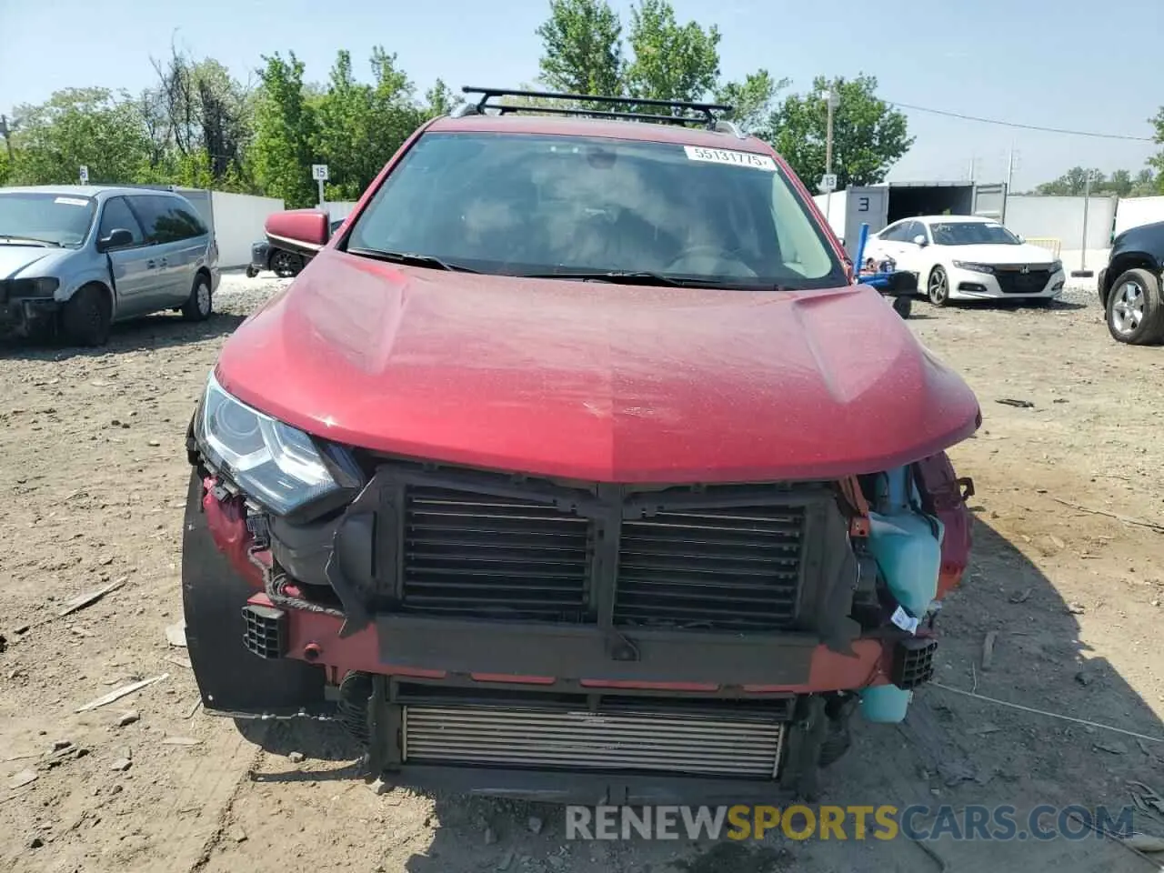 5 fotografías del automóvil dañado 2GNAXUEV5K6212373 CHEVROLET EQUINOX 2019