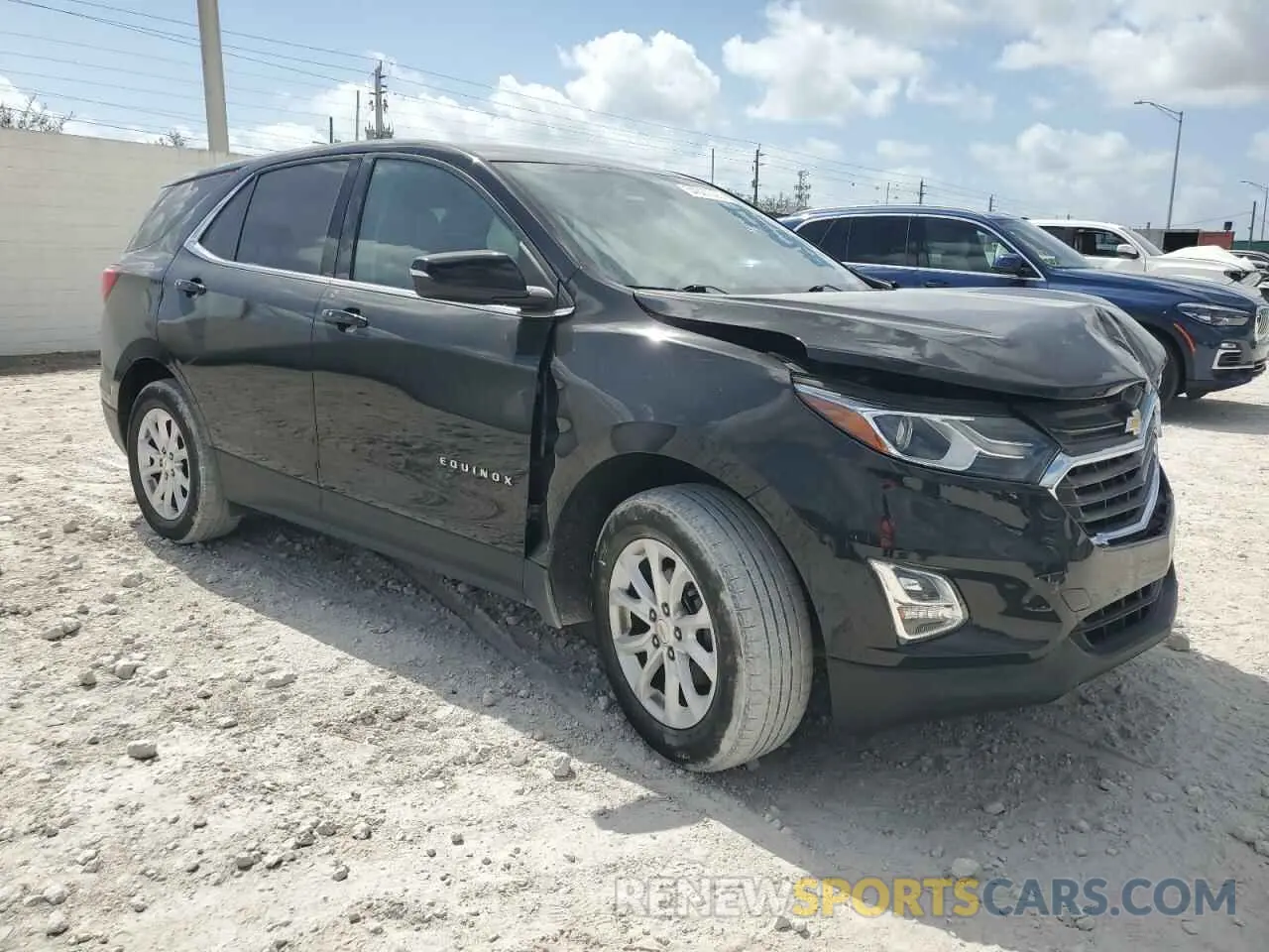 4 fotografías del automóvil dañado 2GNAXUEV7K6233256 CHEVROLET EQUINOX 2019