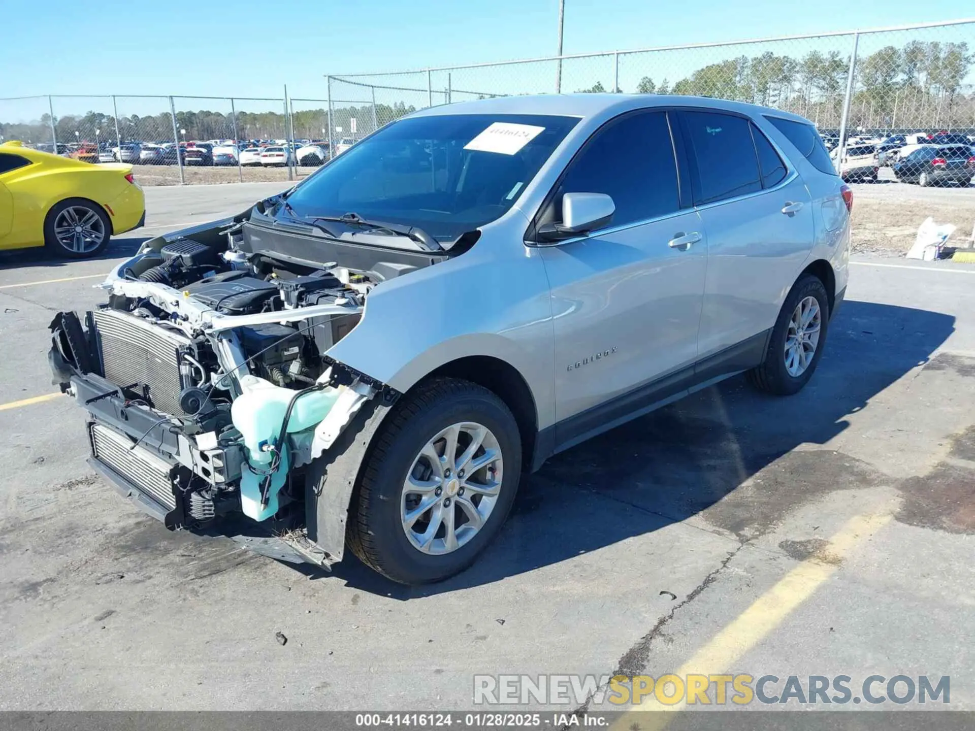 2 fotografías del automóvil dañado 2GNAXUEV7K6246637 CHEVROLET EQUINOX 2019