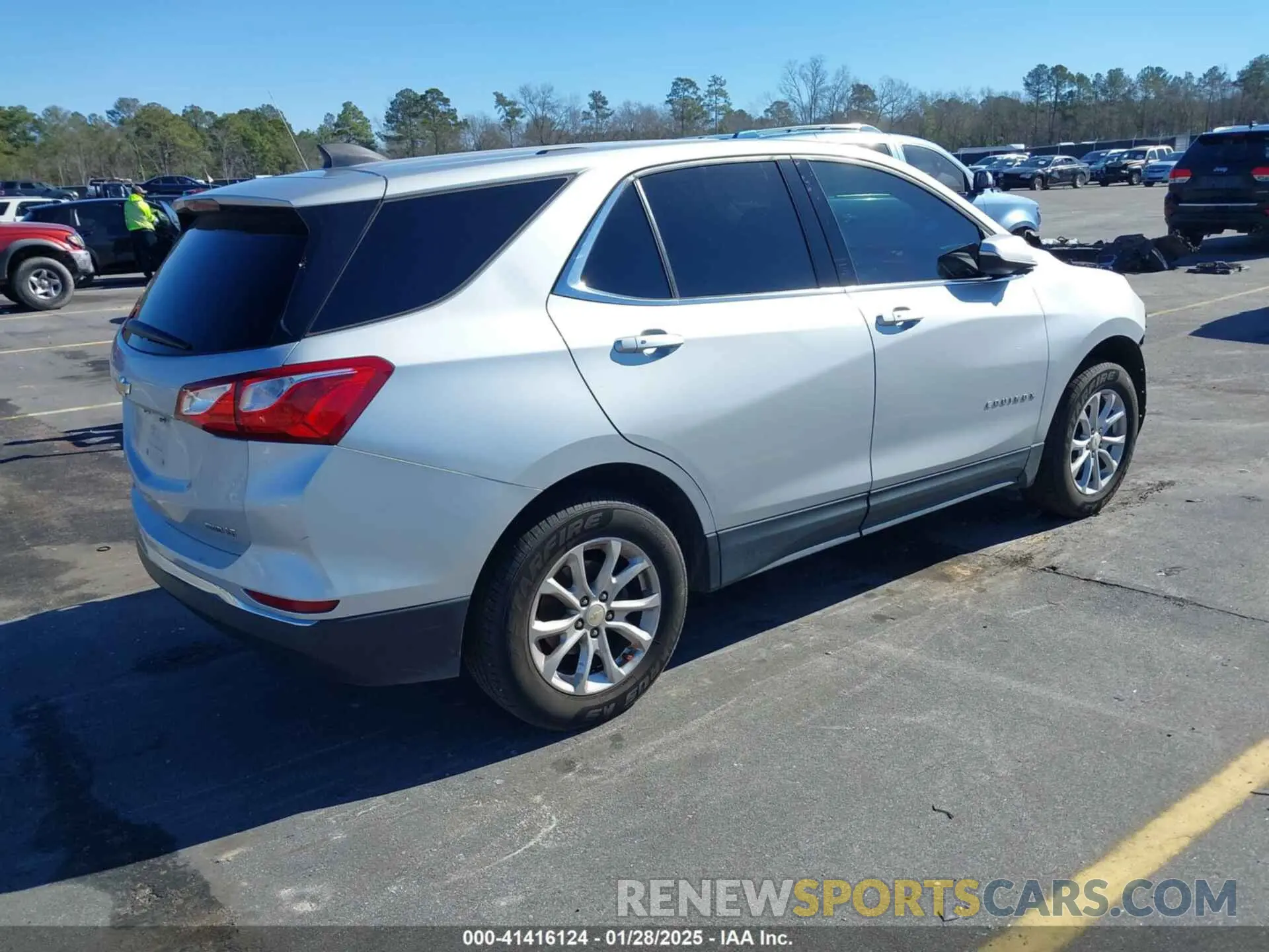 4 fotografías del automóvil dañado 2GNAXUEV7K6246637 CHEVROLET EQUINOX 2019