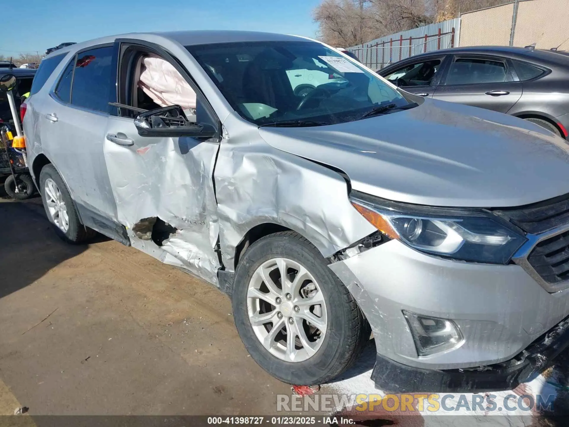 6 fotografías del automóvil dañado 2GNAXUEV7K6303046 CHEVROLET EQUINOX 2019
