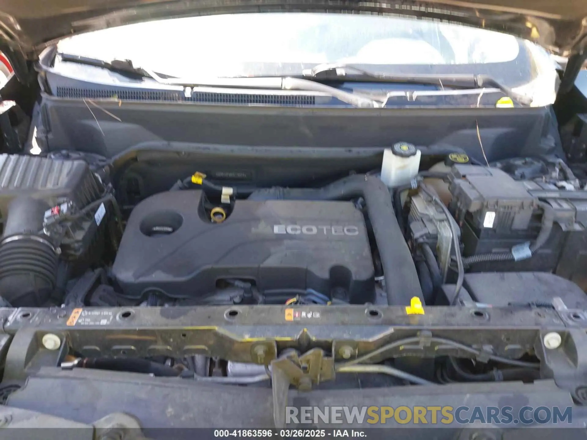 10 fotografías del automóvil dañado 2GNAXUEV8K6116544 CHEVROLET EQUINOX 2019