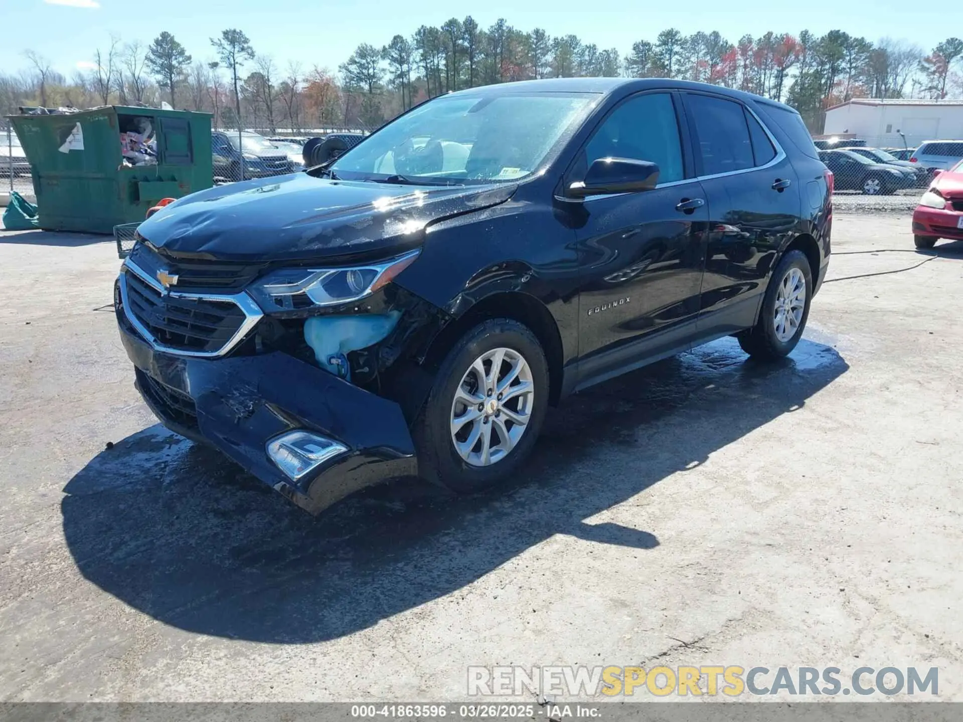 2 fotografías del automóvil dañado 2GNAXUEV8K6116544 CHEVROLET EQUINOX 2019