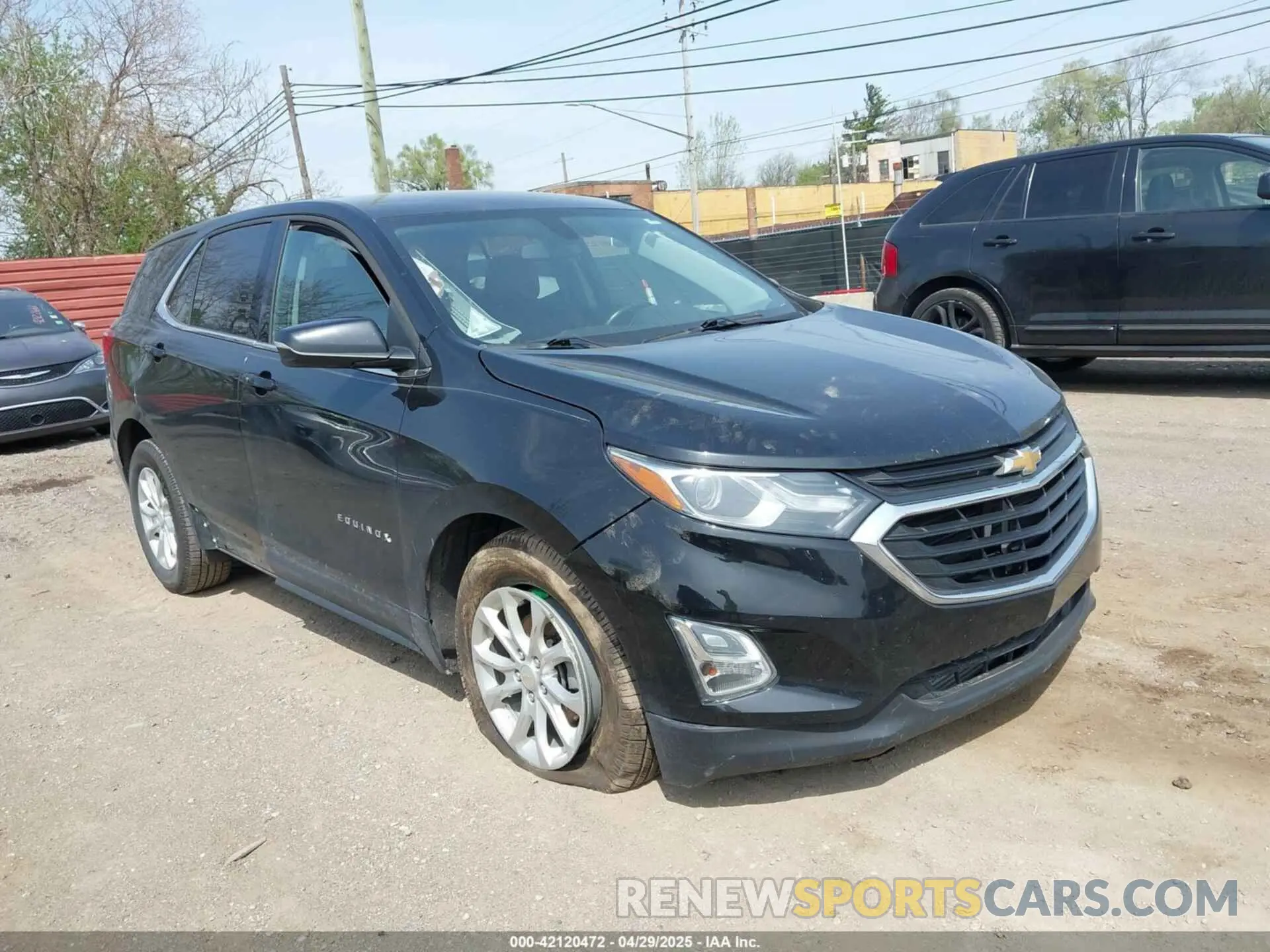 1 fotografías del automóvil dañado 2GNAXUEV8K6120044 CHEVROLET EQUINOX 2019