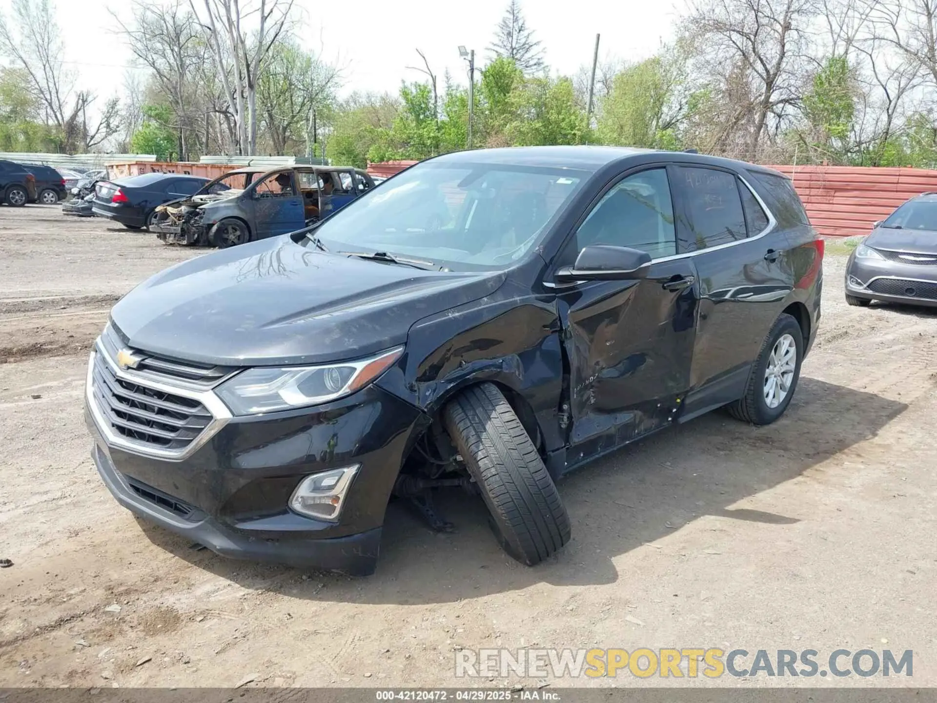 2 fotografías del automóvil dañado 2GNAXUEV8K6120044 CHEVROLET EQUINOX 2019