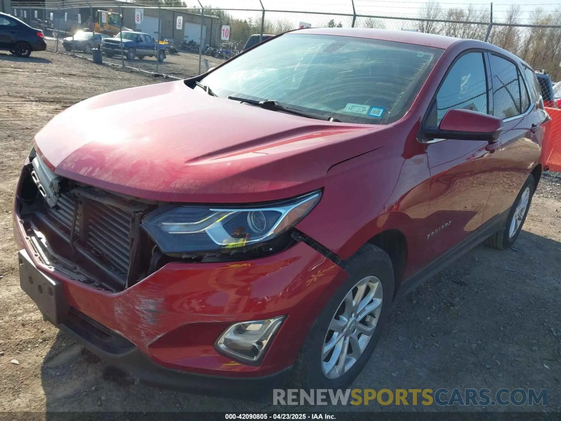 6 fotografías del automóvil dañado 2GNAXUEV8K6125969 CHEVROLET EQUINOX 2019