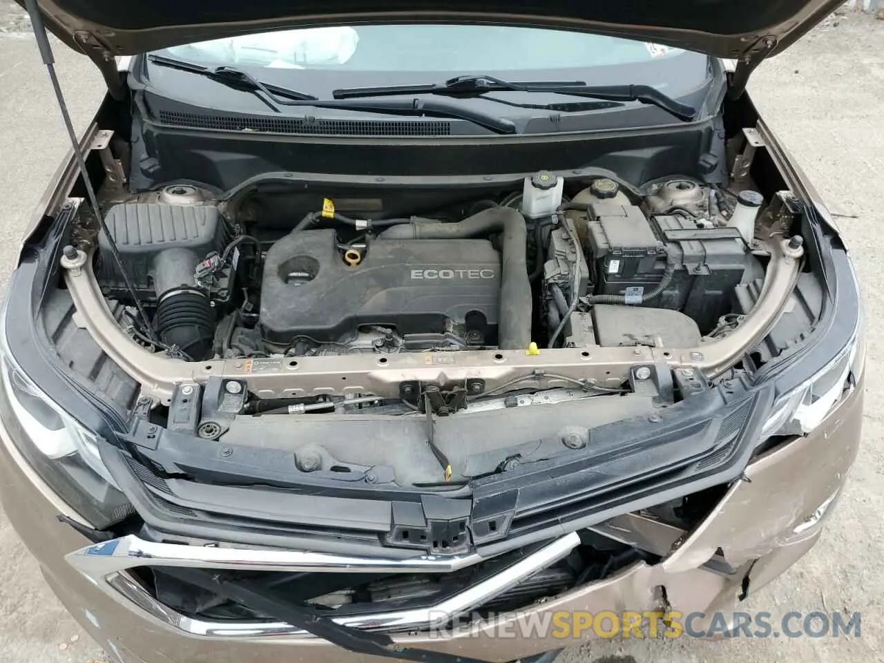 12 fotografías del automóvil dañado 2GNAXUEV8K6132839 CHEVROLET EQUINOX 2019