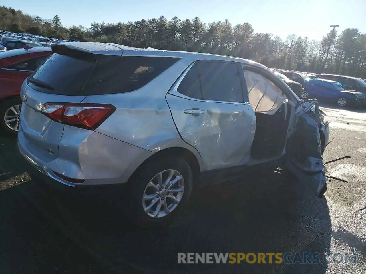 3 fotografías del automóvil dañado 2GNAXUEV8K6271563 CHEVROLET EQUINOX 2019