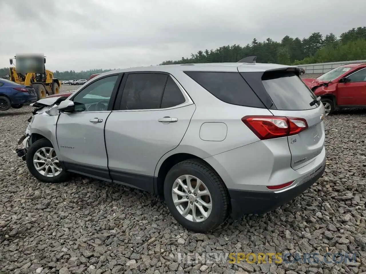 2 fotografías del automóvil dañado 2GNAXUEV9K6103625 CHEVROLET EQUINOX 2019