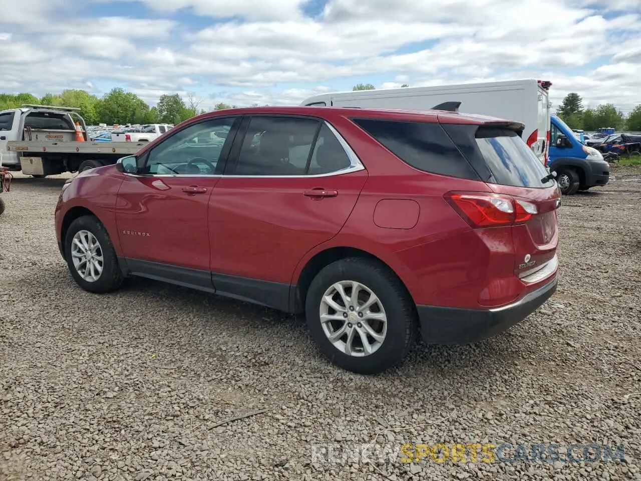 2 fotografías del automóvil dañado 2GNAXUEV9K6184254 CHEVROLET EQUINOX 2019