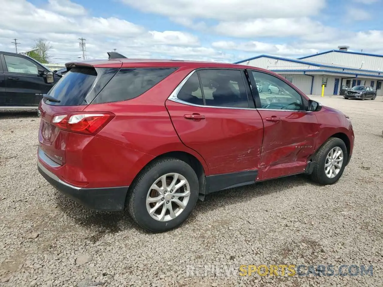 3 fotografías del automóvil dañado 2GNAXUEV9K6184254 CHEVROLET EQUINOX 2019