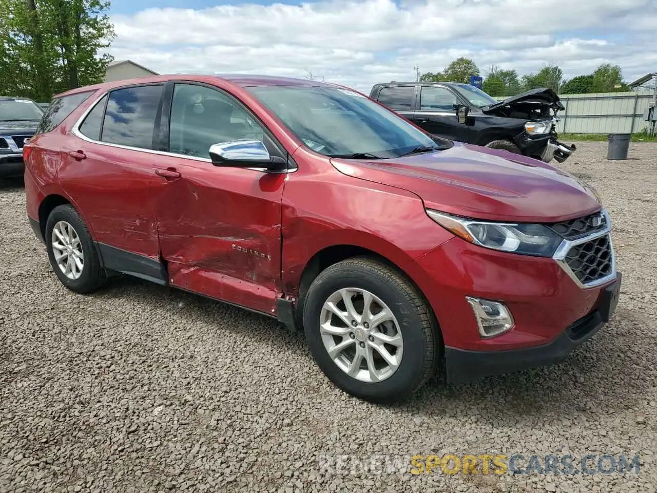 4 fotografías del automóvil dañado 2GNAXUEV9K6184254 CHEVROLET EQUINOX 2019