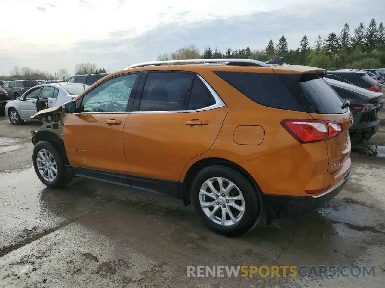2 fotografías del automóvil dañado 2GNAXUEV9K6200811 CHEVROLET EQUINOX 2019