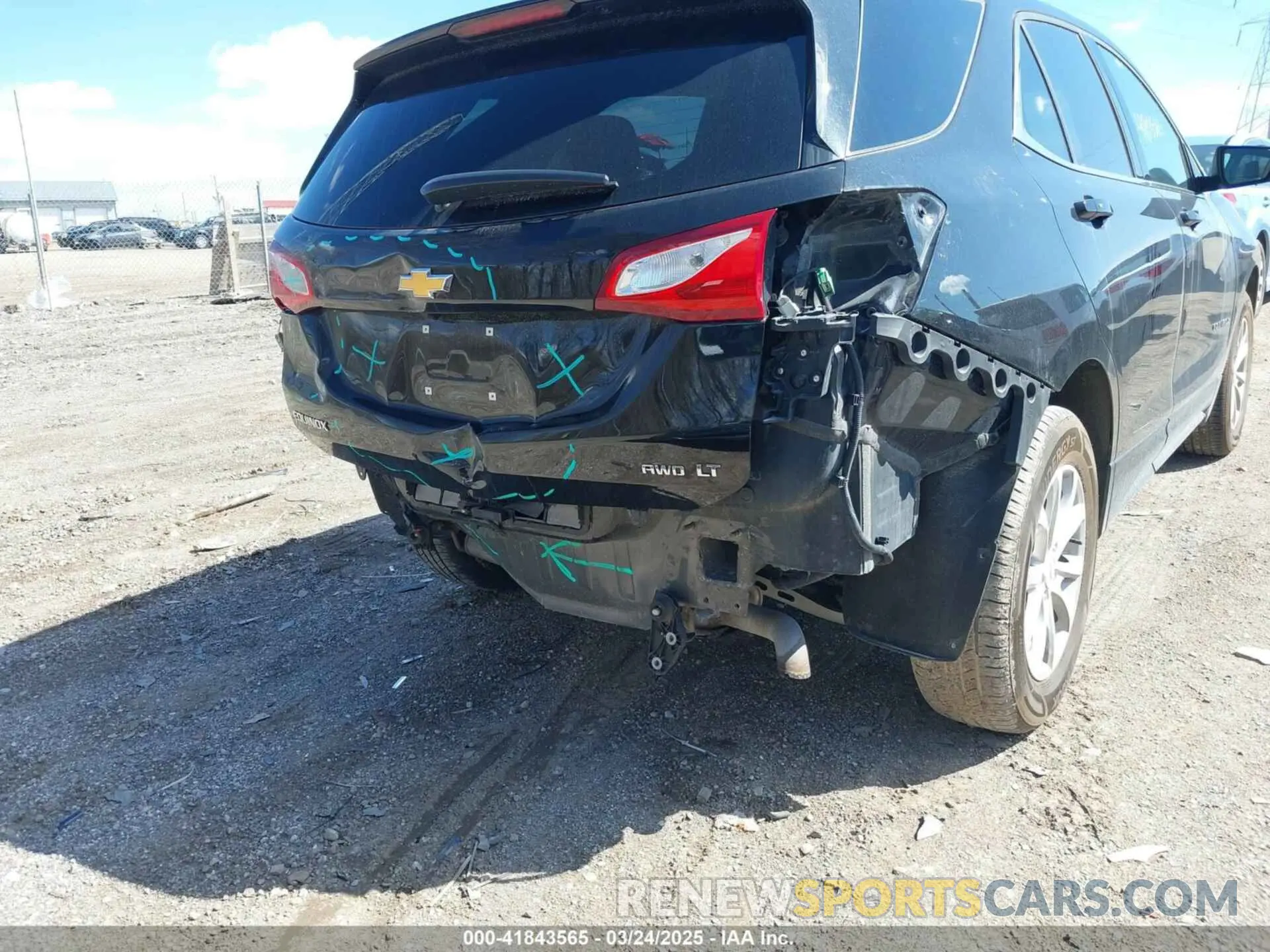 6 fotografías del automóvil dañado 2GNAXUEV9K6202350 CHEVROLET EQUINOX 2019