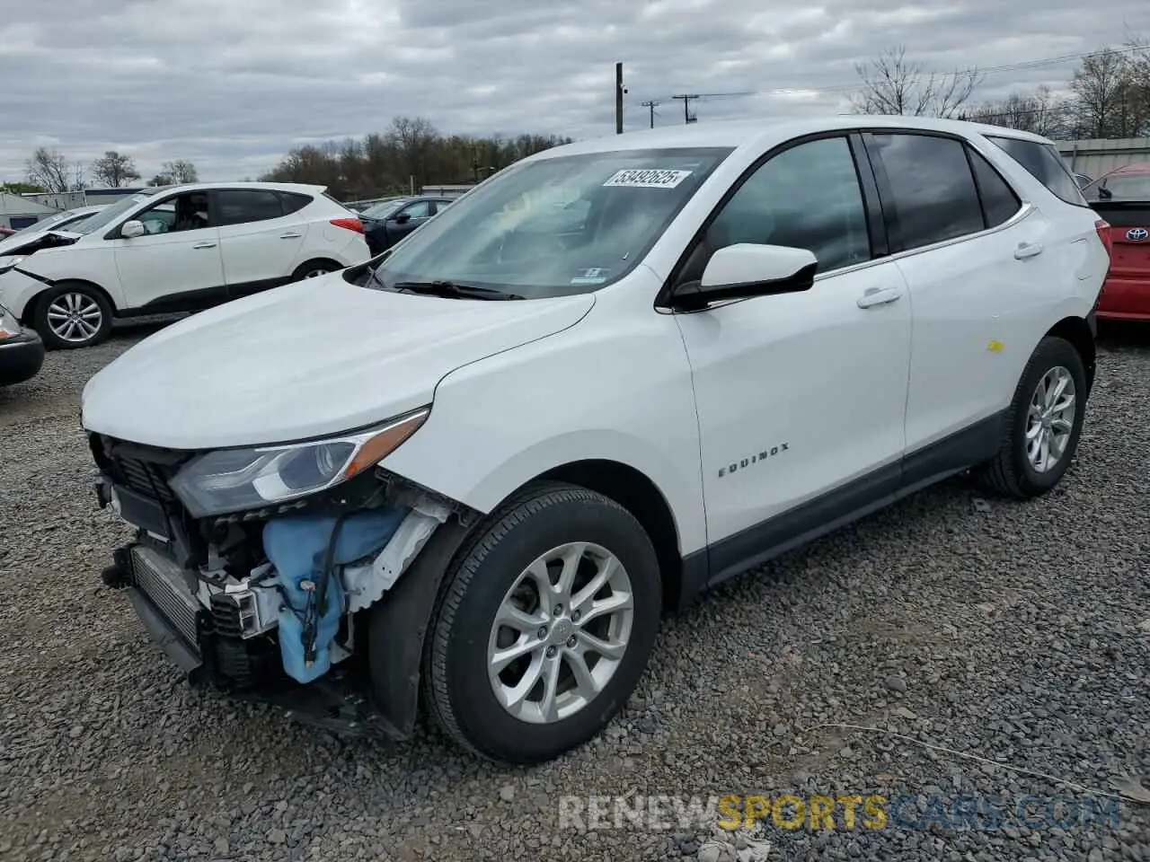1 fotografías del automóvil dañado 2GNAXUEVXK6118098 CHEVROLET EQUINOX 2019
