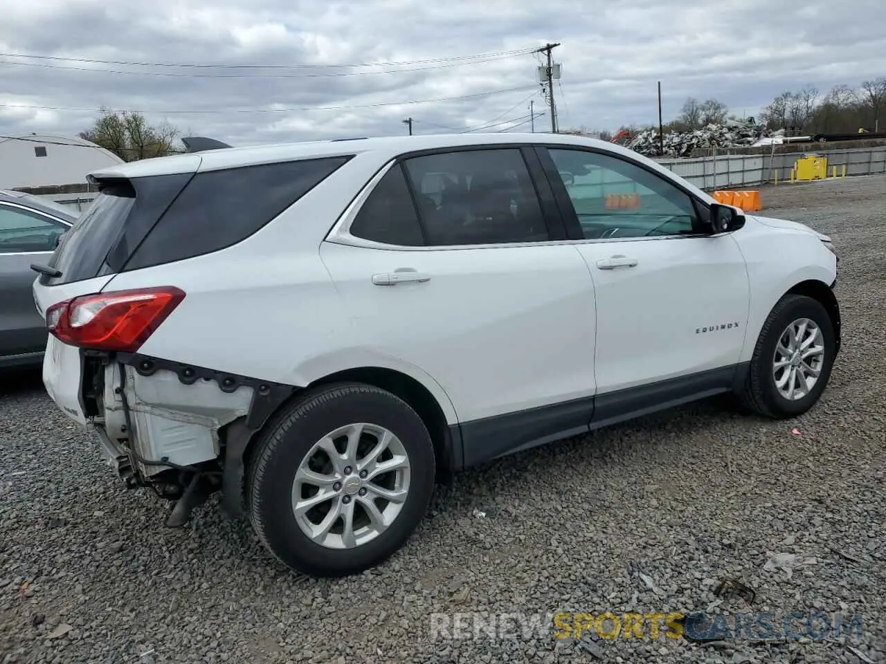 3 fotografías del automóvil dañado 2GNAXUEVXK6118098 CHEVROLET EQUINOX 2019