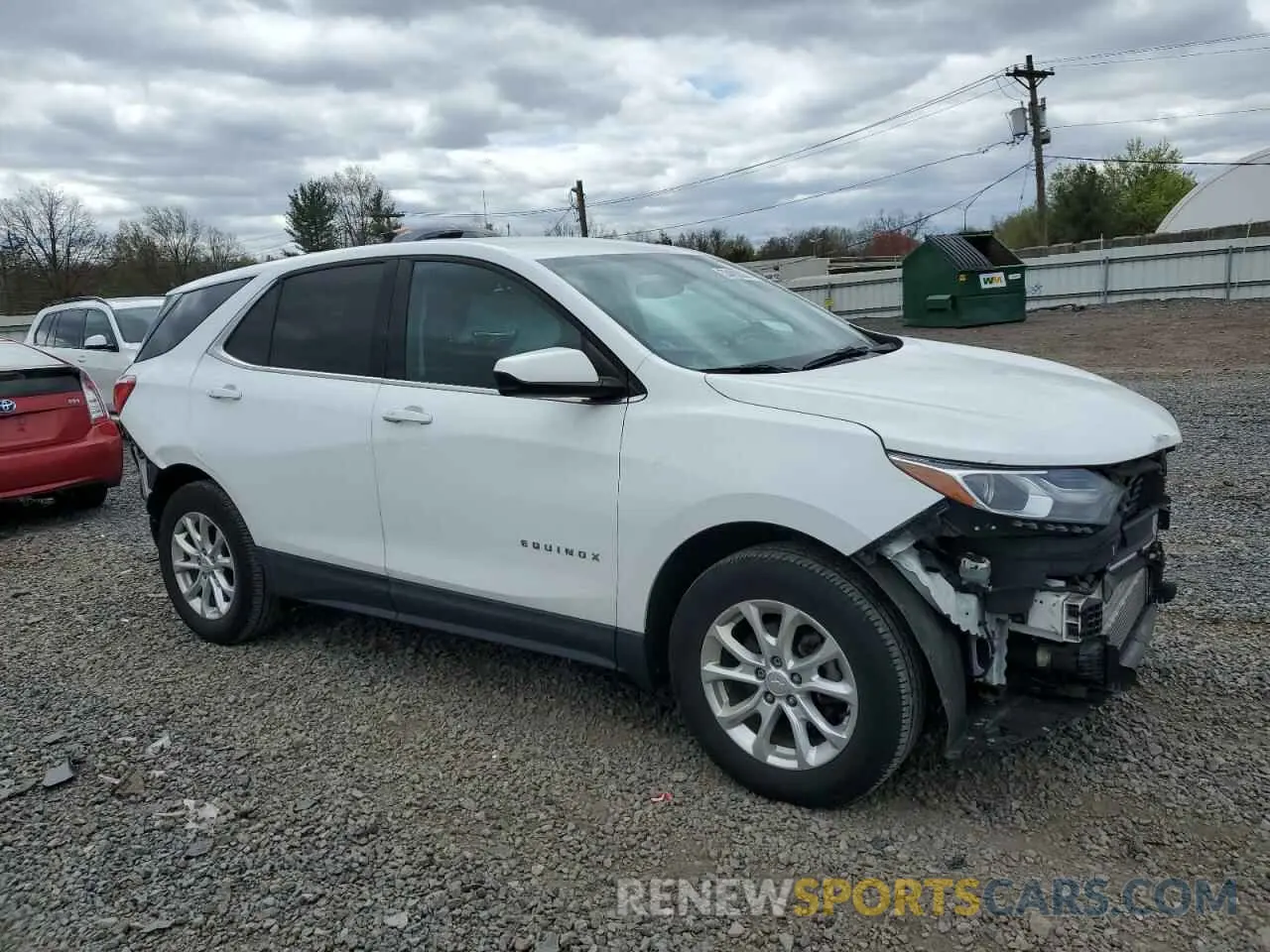 4 fotografías del automóvil dañado 2GNAXUEVXK6118098 CHEVROLET EQUINOX 2019