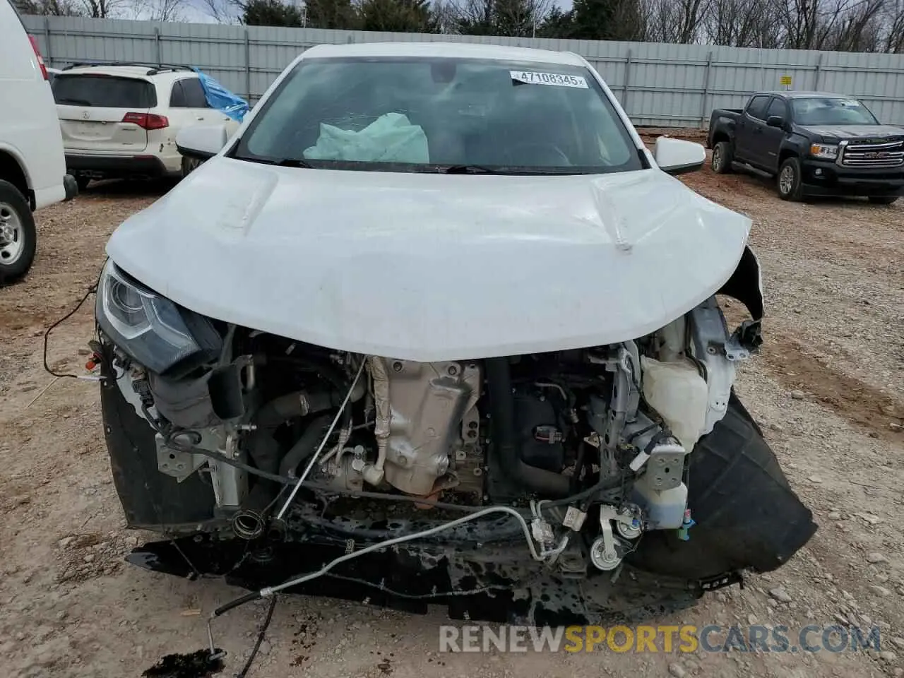 5 fotografías del automóvil dañado 2GNAXUEVXK6159542 CHEVROLET EQUINOX 2019