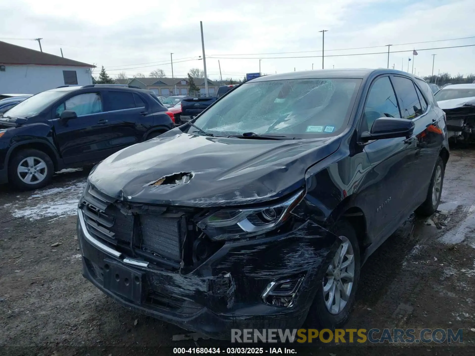 2 fotografías del automóvil dañado 2GNAXUEVXK6162392 CHEVROLET EQUINOX 2019