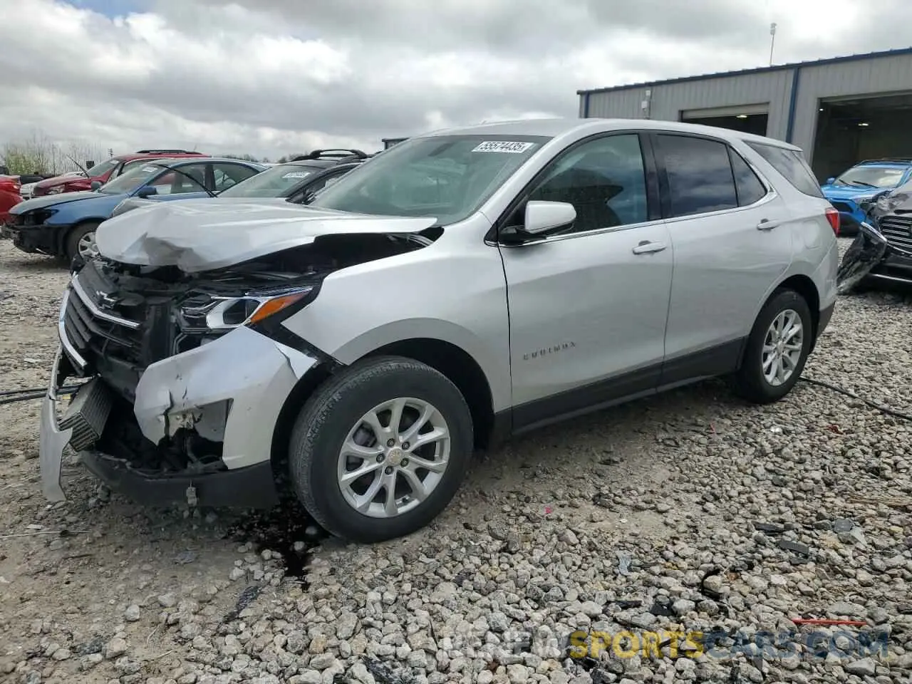 1 fotografías del automóvil dañado 2GNAXUEVXK6240850 CHEVROLET EQUINOX 2019