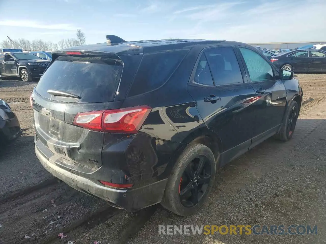 3 fotografías del automóvil dañado 2GNAXVEX8K6217347 CHEVROLET EQUINOX 2019