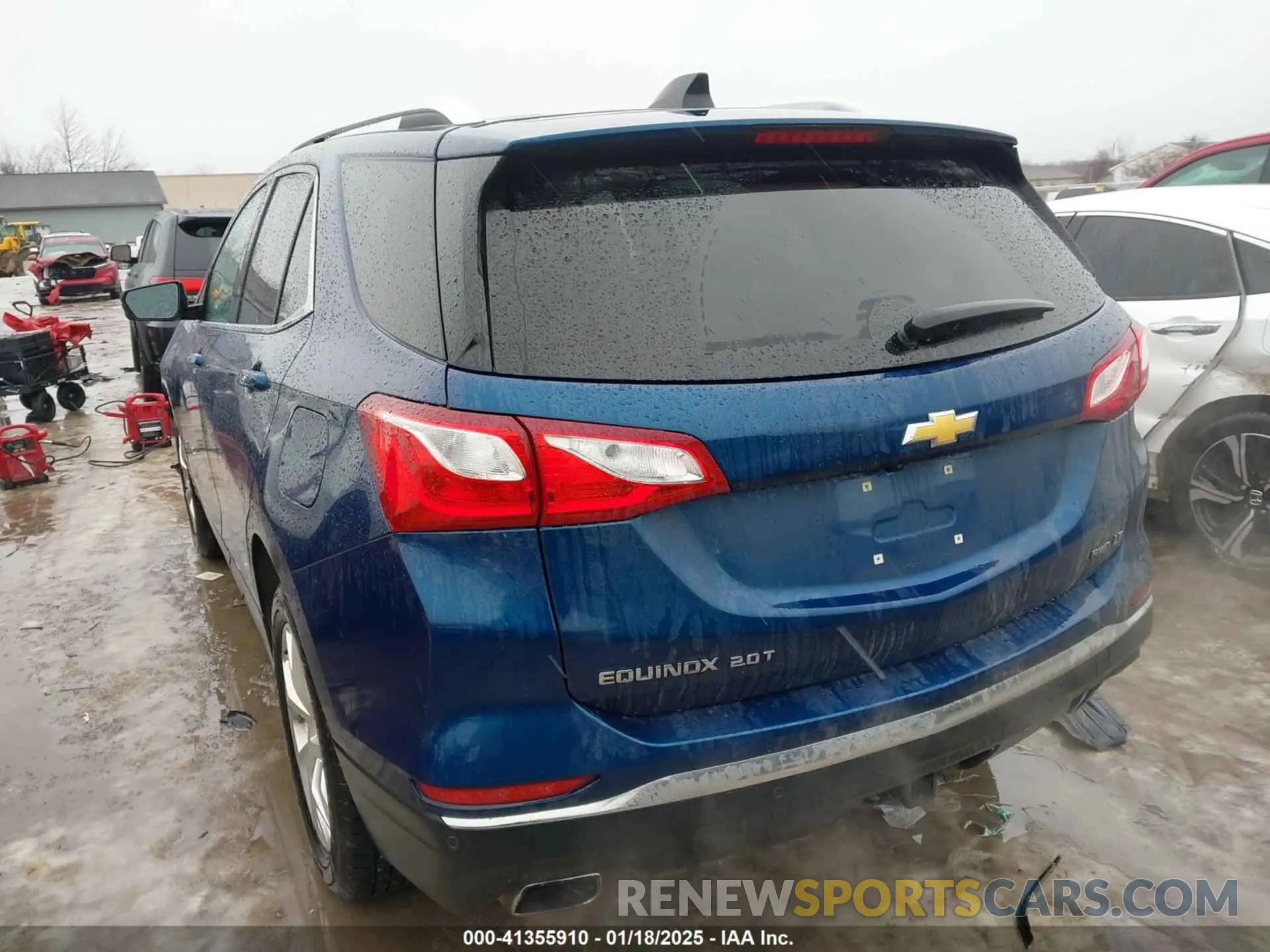 3 fotografías del automóvil dañado 2GNAXVEX9K6273510 CHEVROLET EQUINOX 2019
