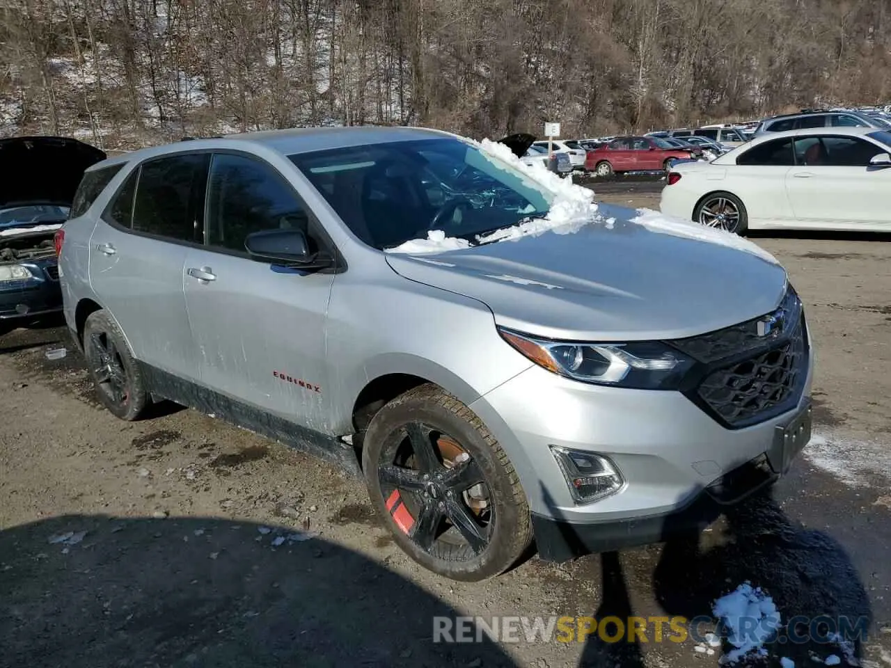 4 fotografías del automóvil dañado 2GNAXVEXXK6201389 CHEVROLET EQUINOX 2019