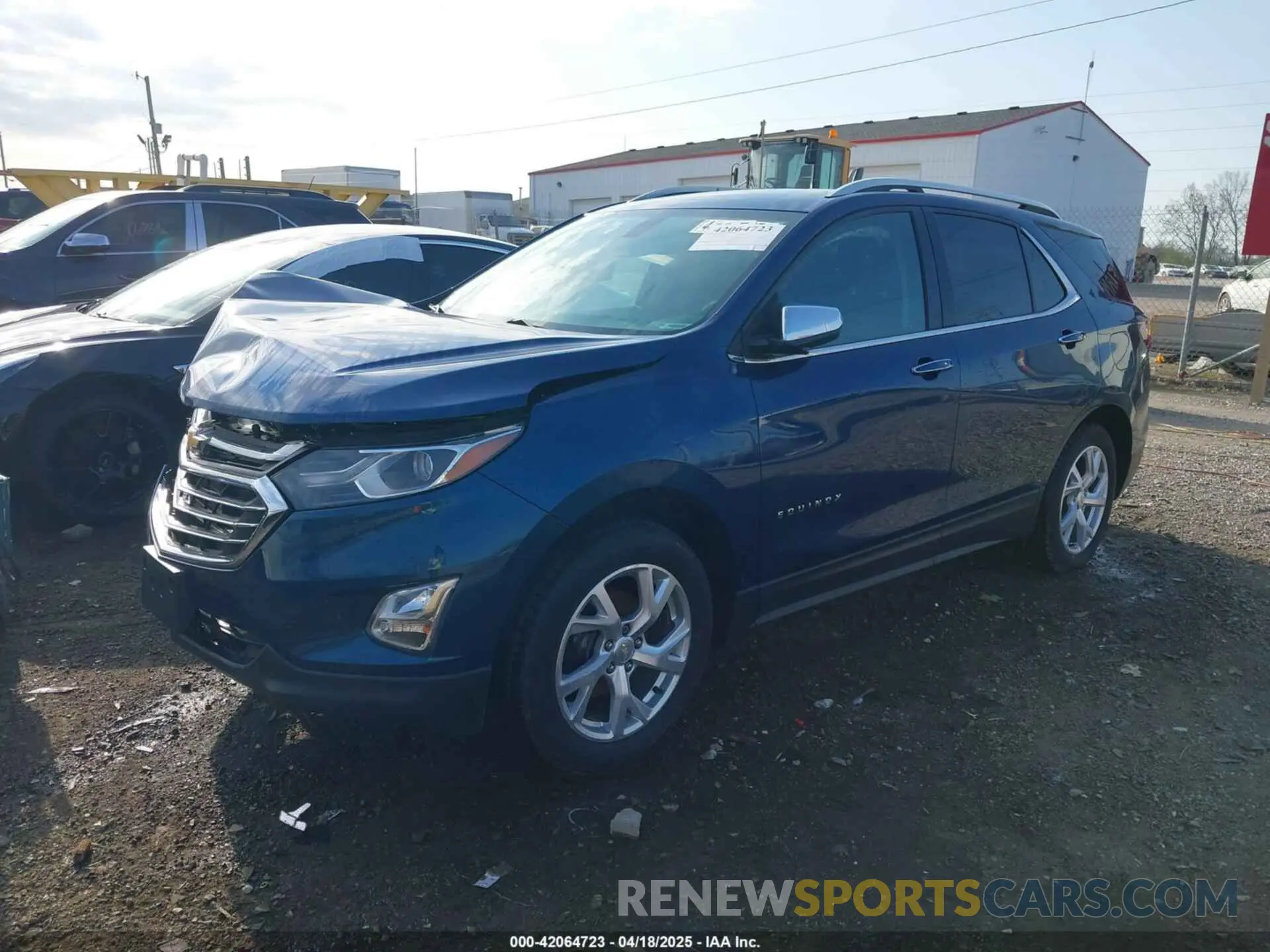 2 fotografías del automóvil dañado 2GNAXXEV8K6274206 CHEVROLET EQUINOX 2019