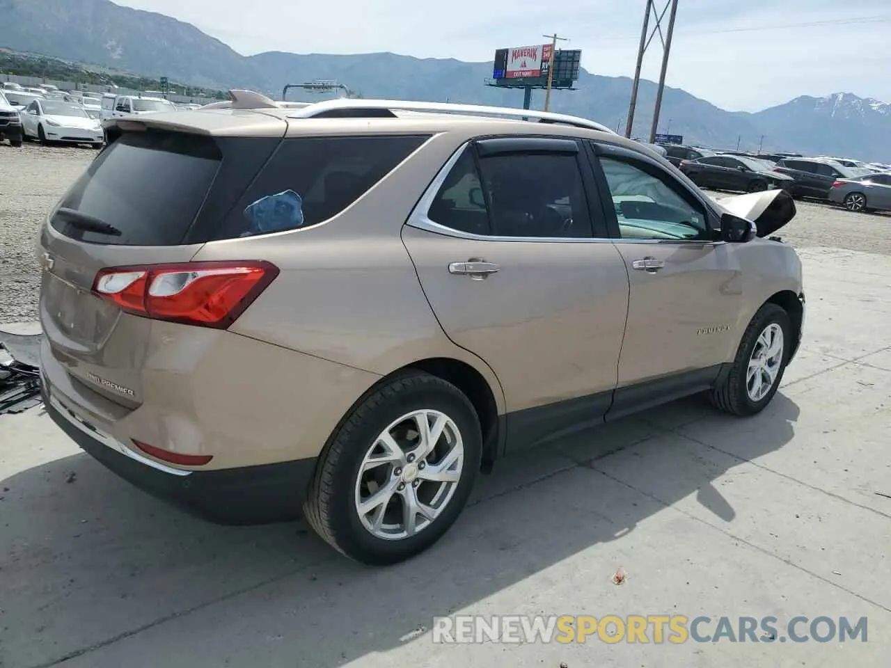 3 fotografías del automóvil dañado 2GNAXXEVXK6218283 CHEVROLET EQUINOX 2019