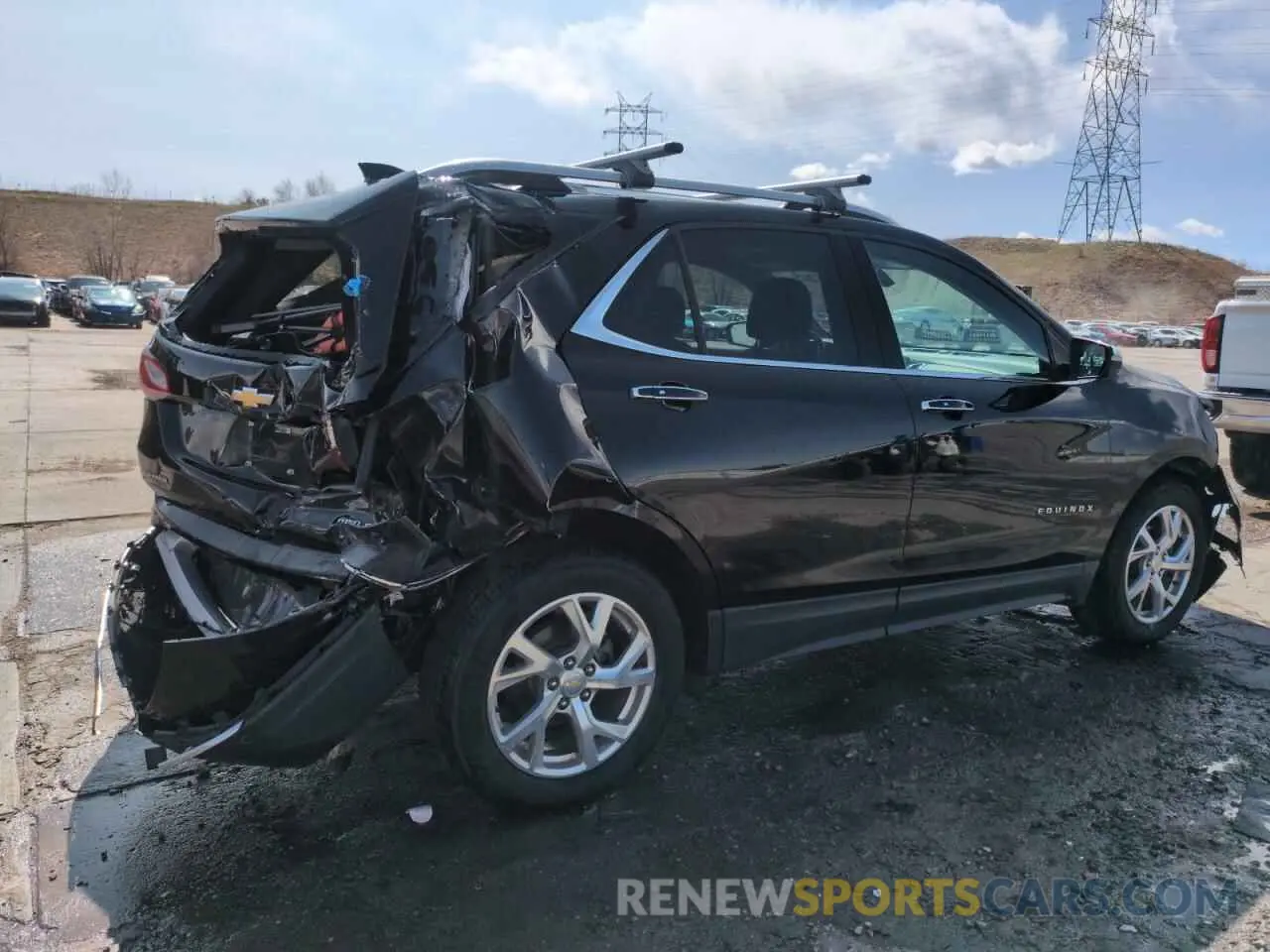 3 fotografías del automóvil dañado 2GNAXXEVXK6298846 CHEVROLET EQUINOX 2019