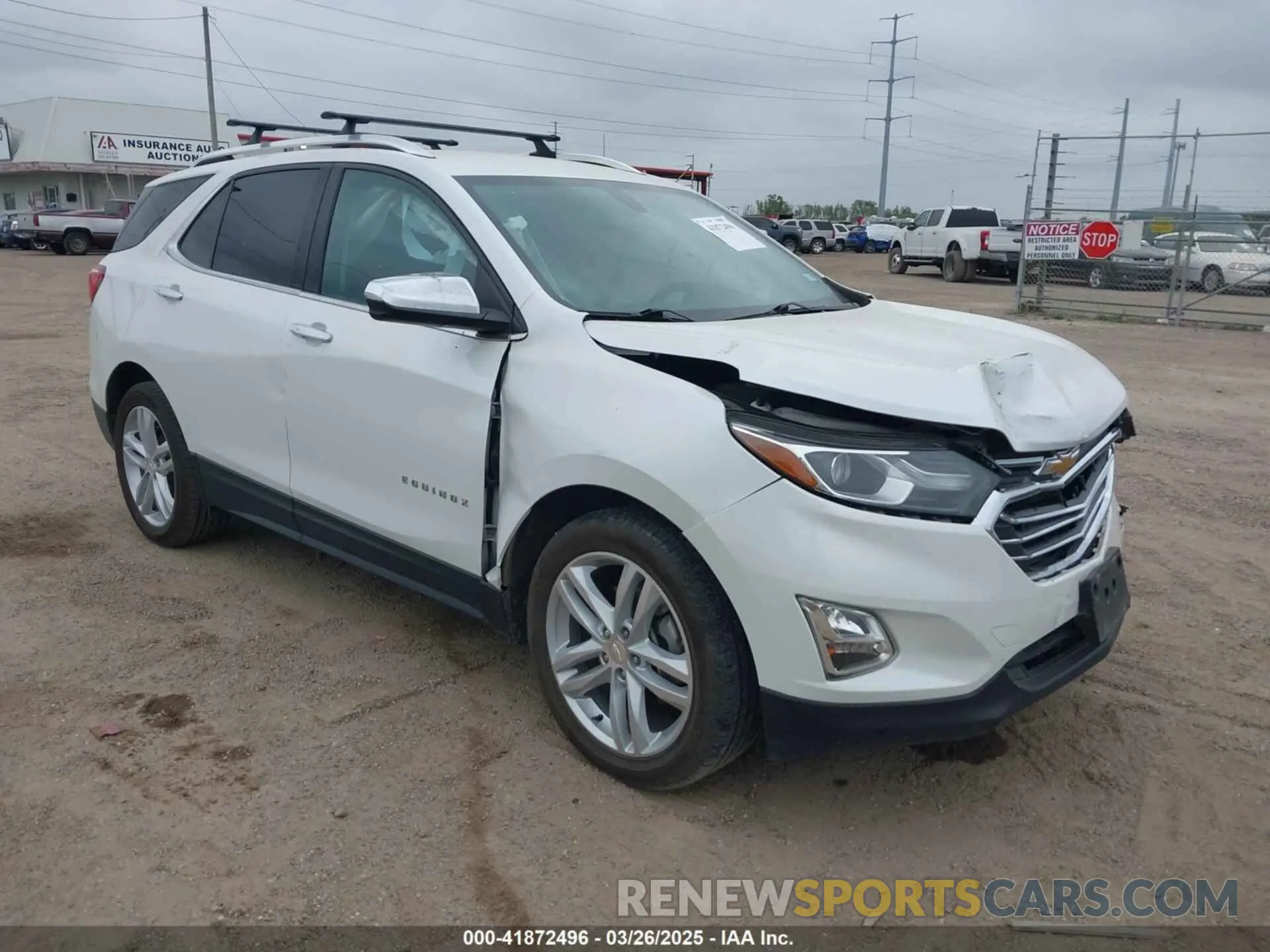 1 fotografías del automóvil dañado 2GNAXYEX3K6278414 CHEVROLET EQUINOX 2019