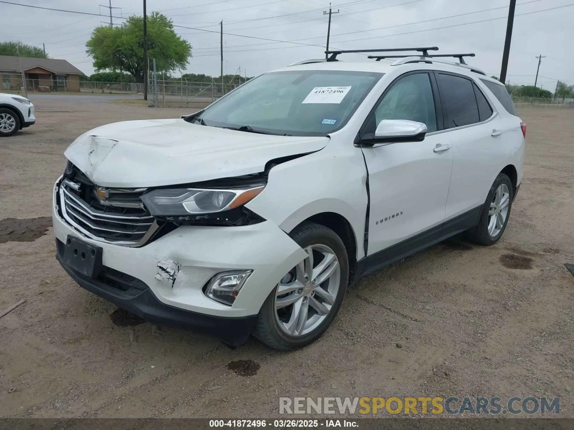 2 fotografías del automóvil dañado 2GNAXYEX3K6278414 CHEVROLET EQUINOX 2019