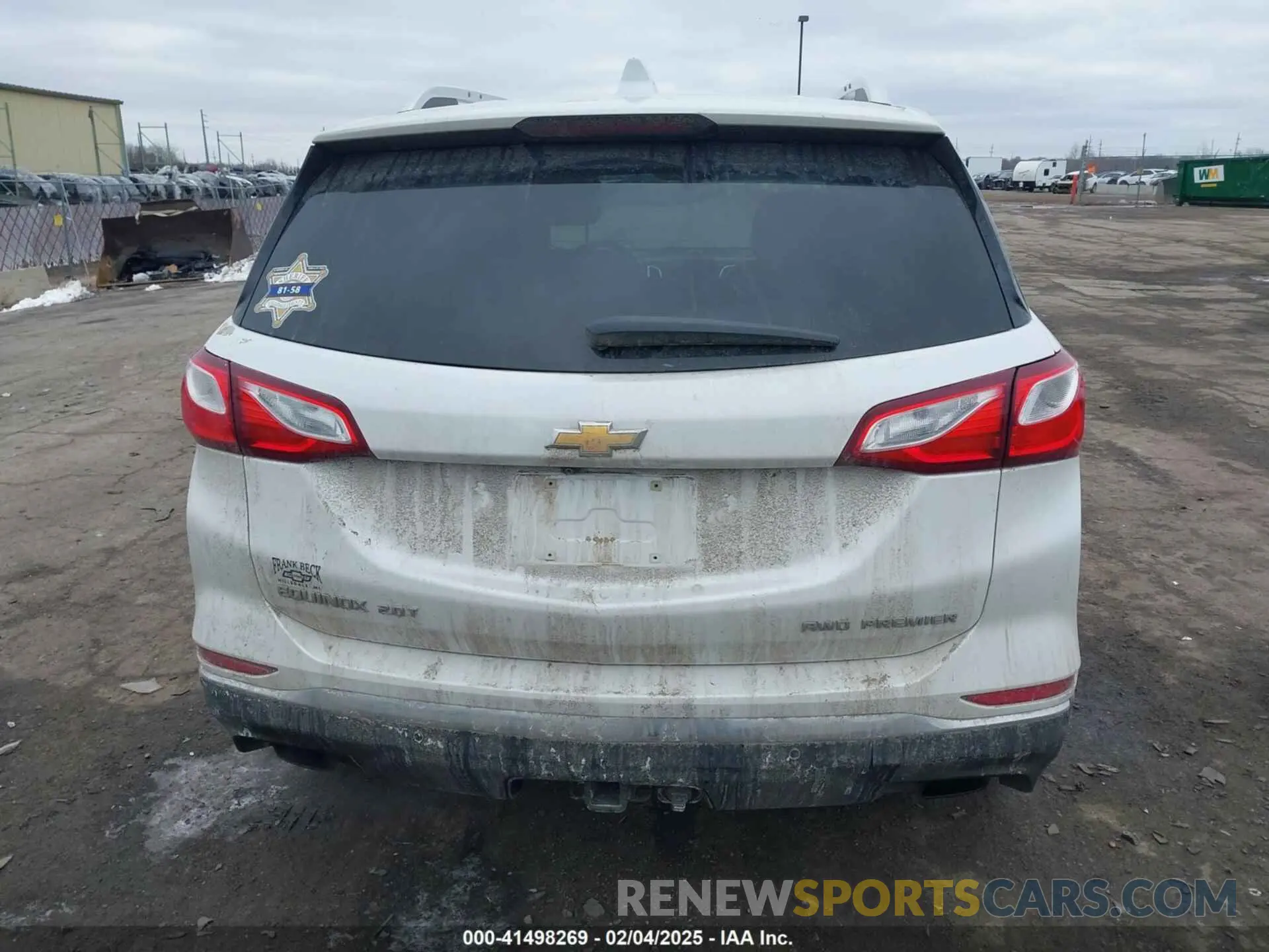 16 fotografías del automóvil dañado 2GNAXYEX4K6236060 CHEVROLET EQUINOX 2019