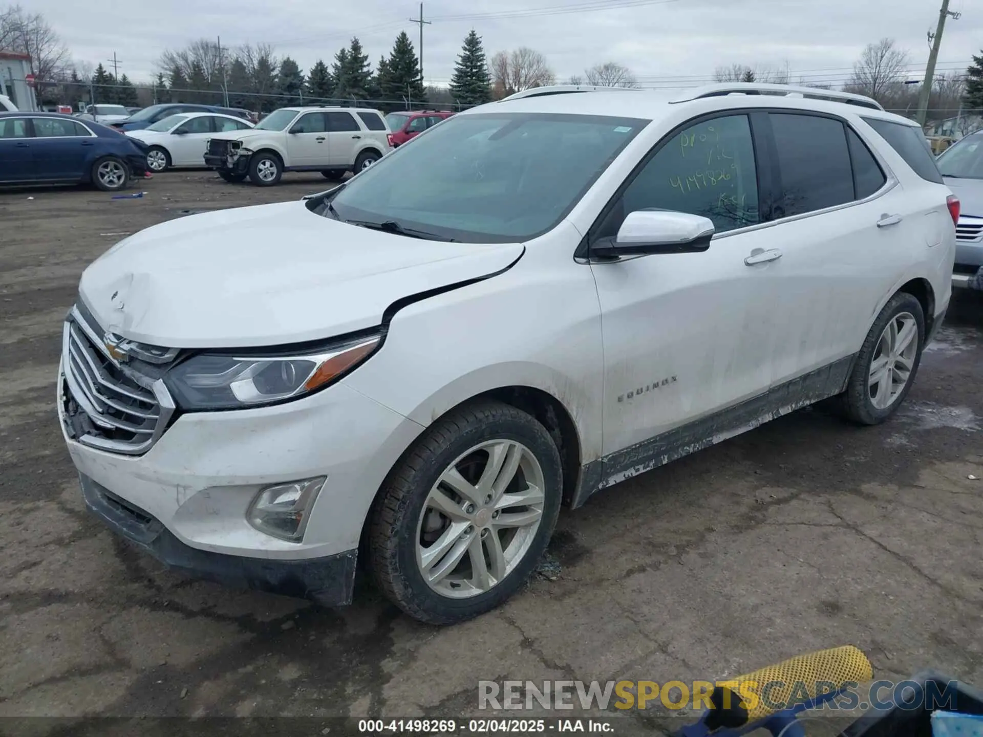 2 fotografías del automóvil dañado 2GNAXYEX4K6236060 CHEVROLET EQUINOX 2019