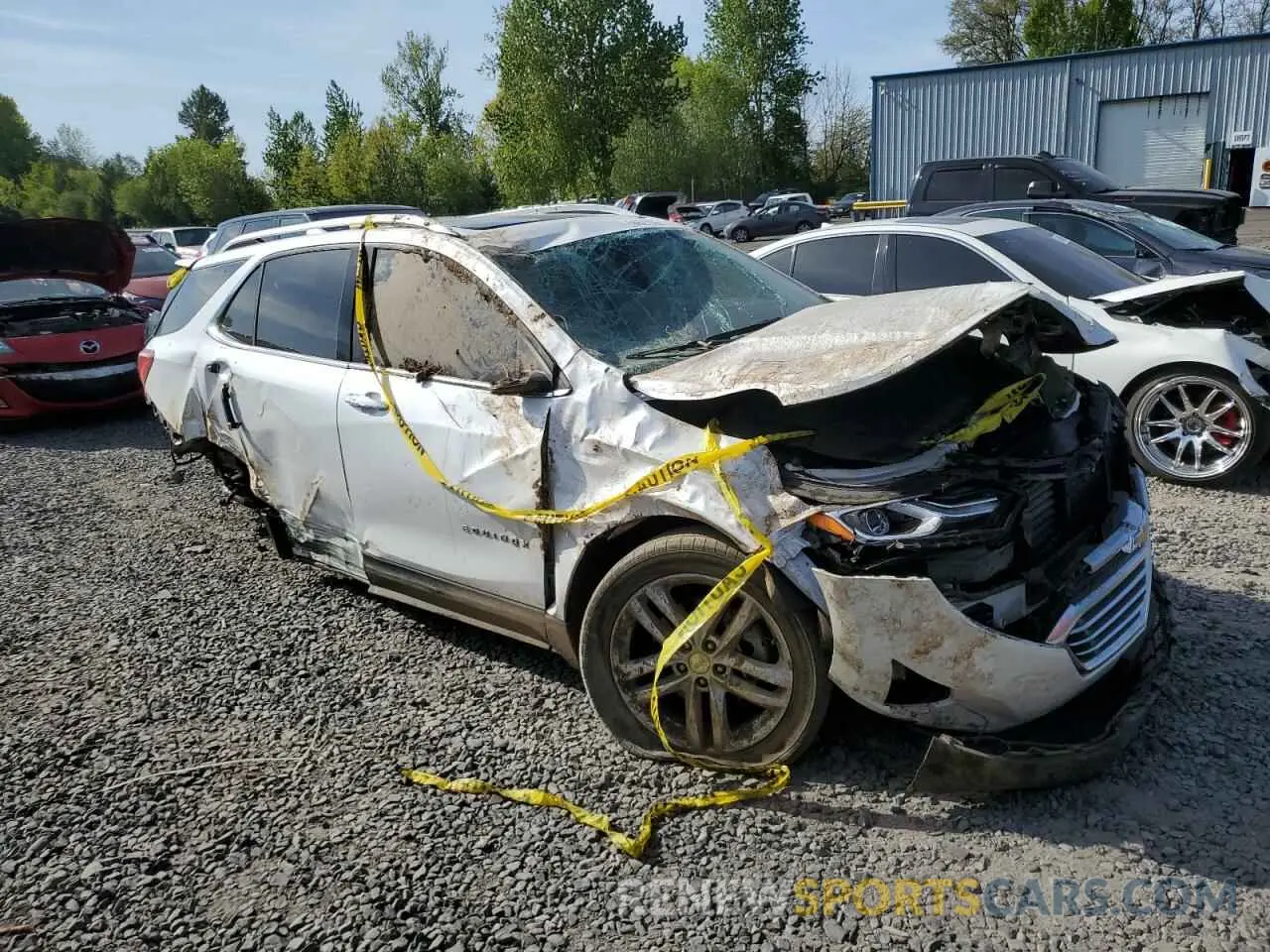 4 fotografías del automóvil dañado 2GNAXYEX8K6293880 CHEVROLET EQUINOX 2019