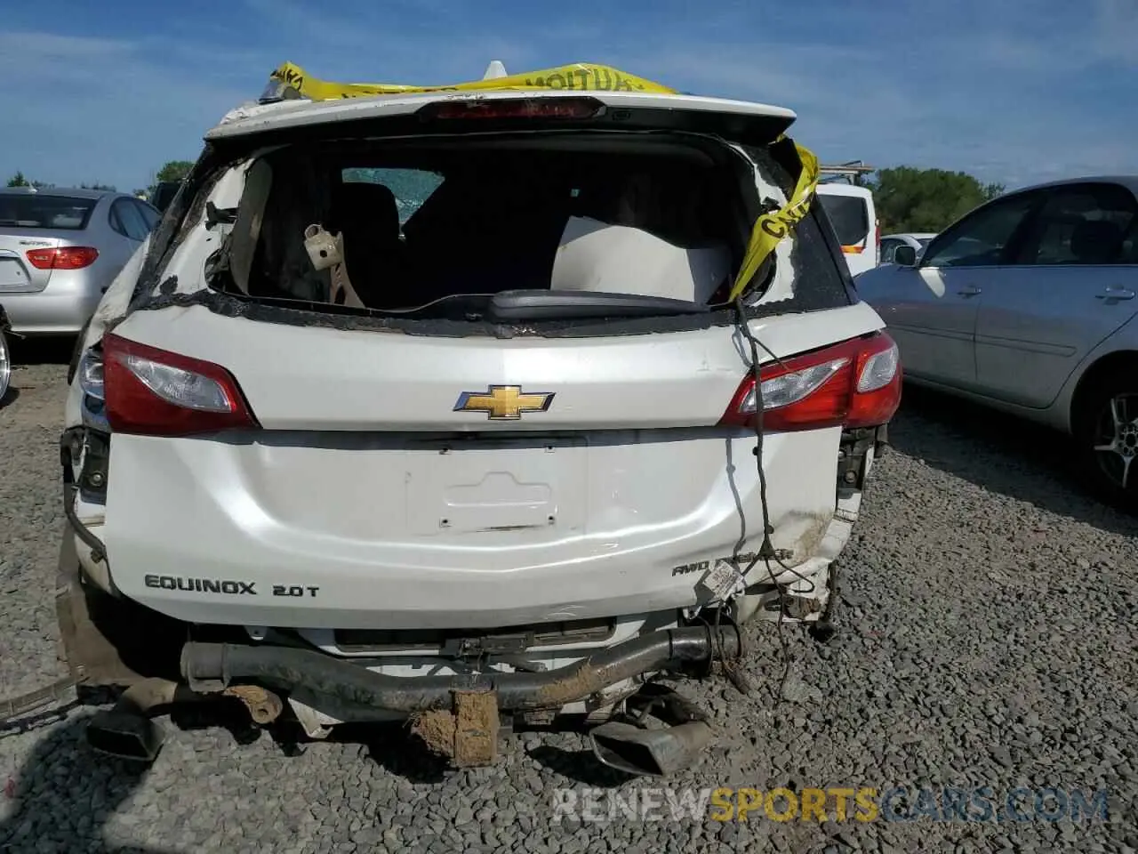 6 fotografías del automóvil dañado 2GNAXYEX8K6293880 CHEVROLET EQUINOX 2019