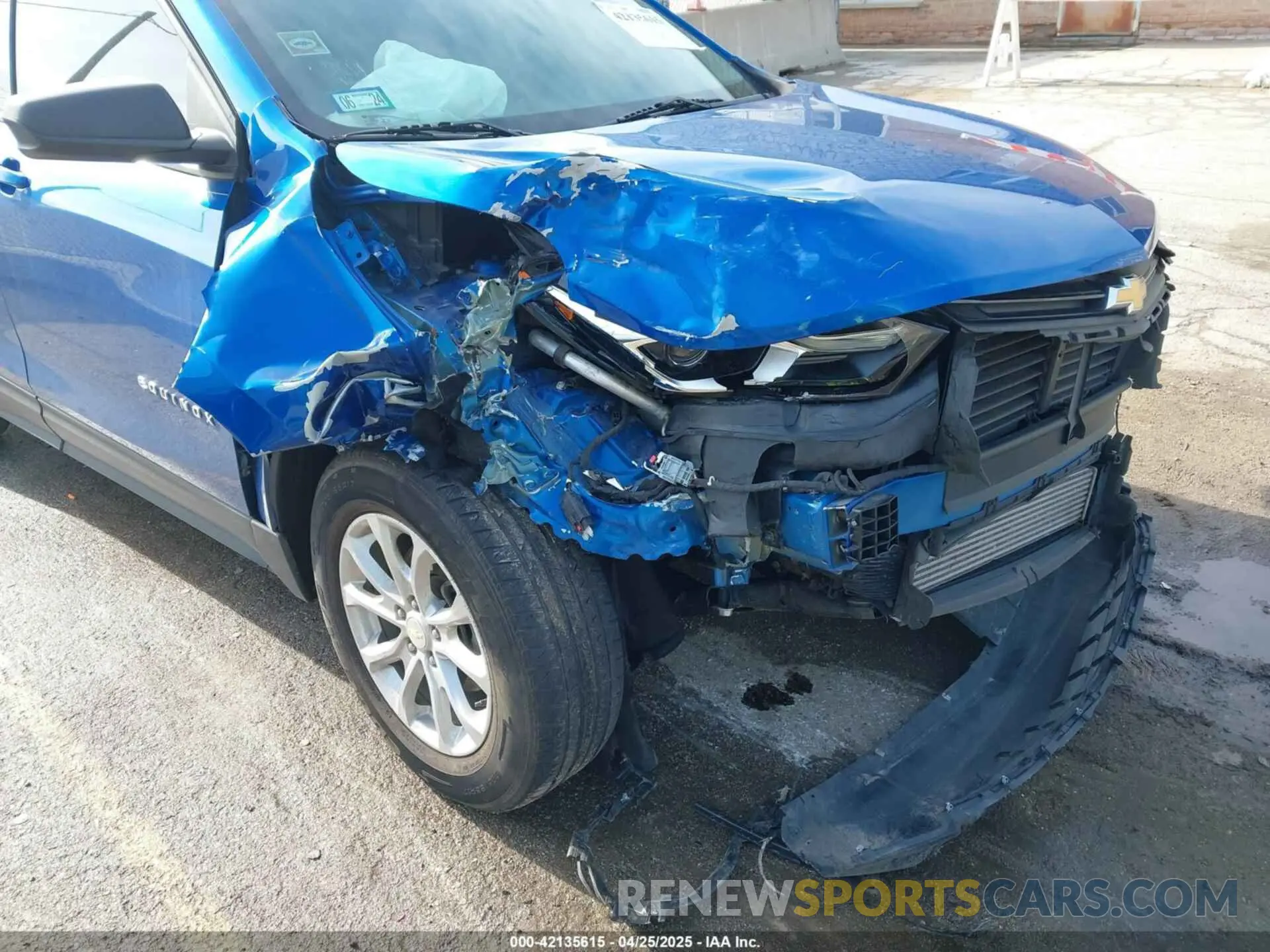 6 fotografías del automóvil dañado 3GNAXHEV0KS513304 CHEVROLET EQUINOX 2019